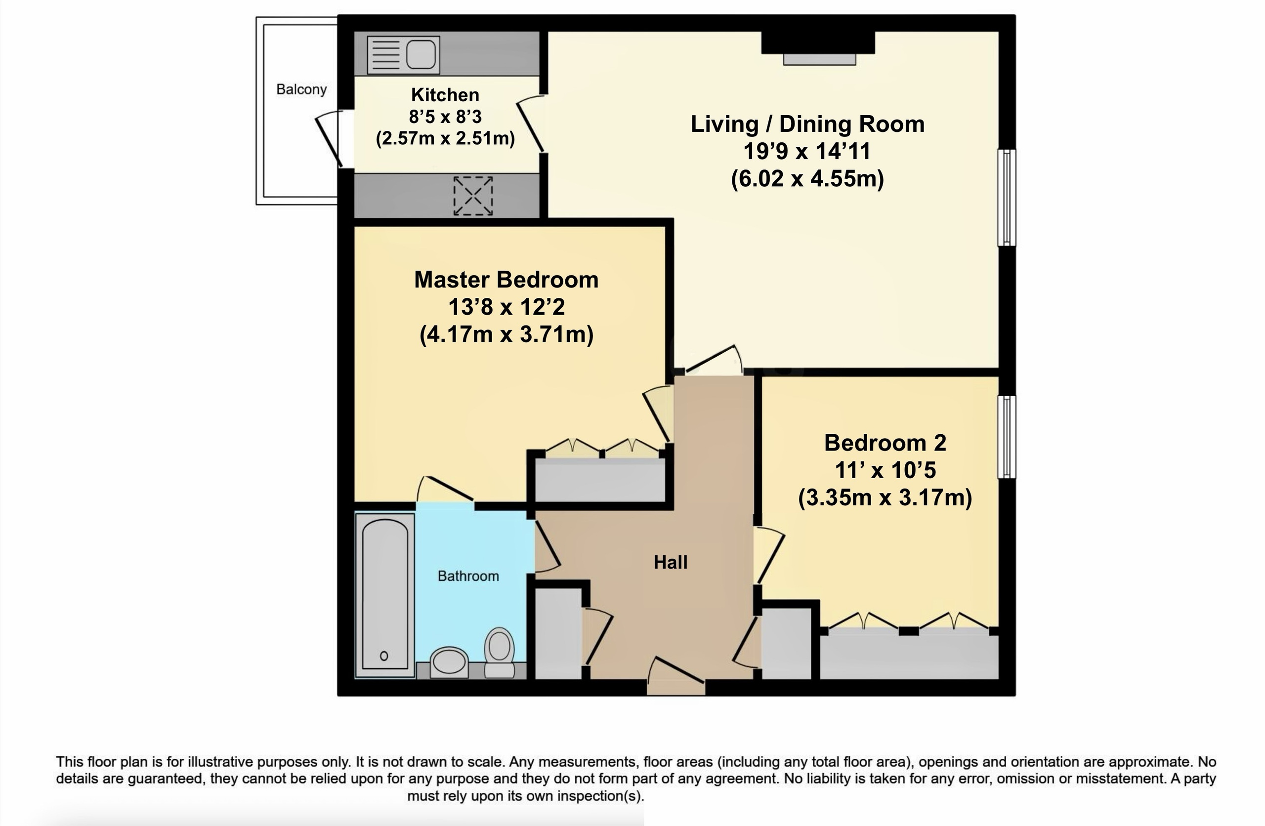 20 Fullands Court, Taunton floorplan