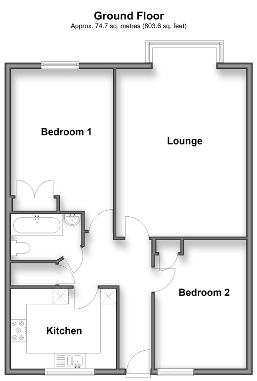 Outram Road, Southsea floorplan