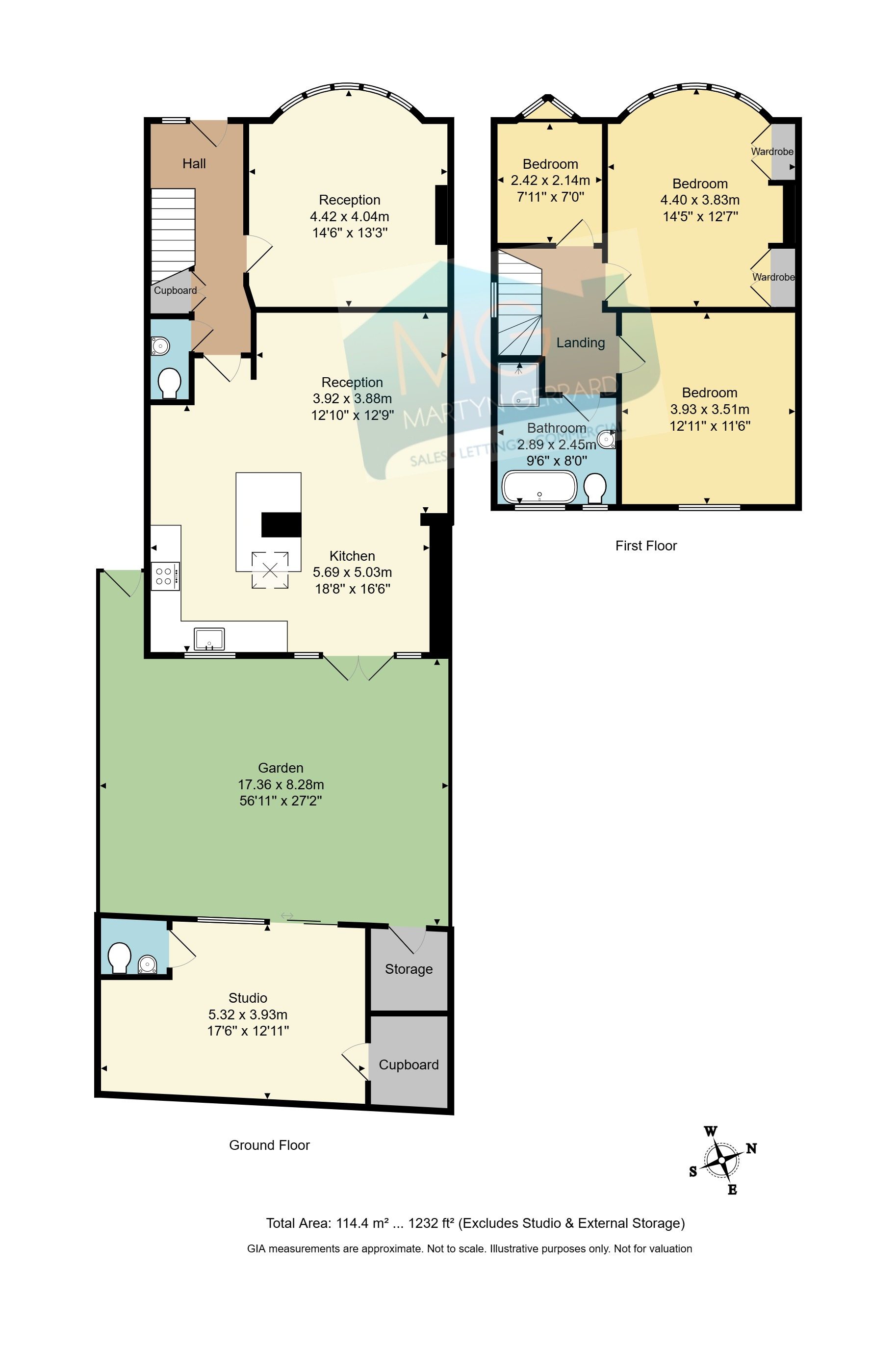 369, Nether Street, London floorplan