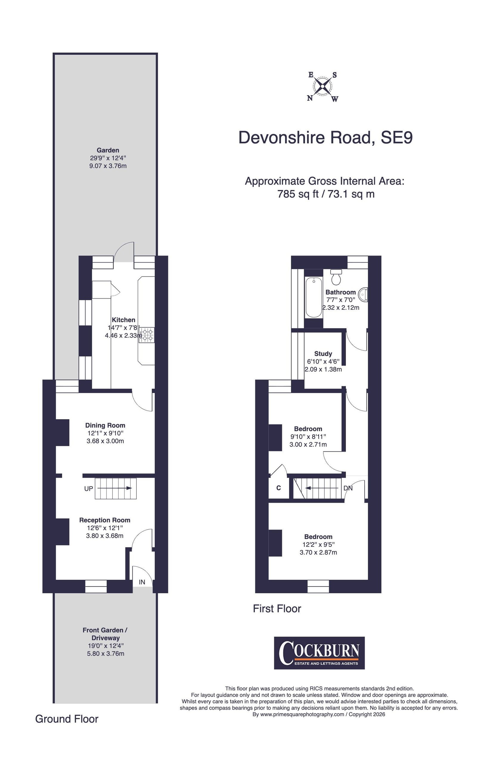 23, Devonshire Road, London floorplan