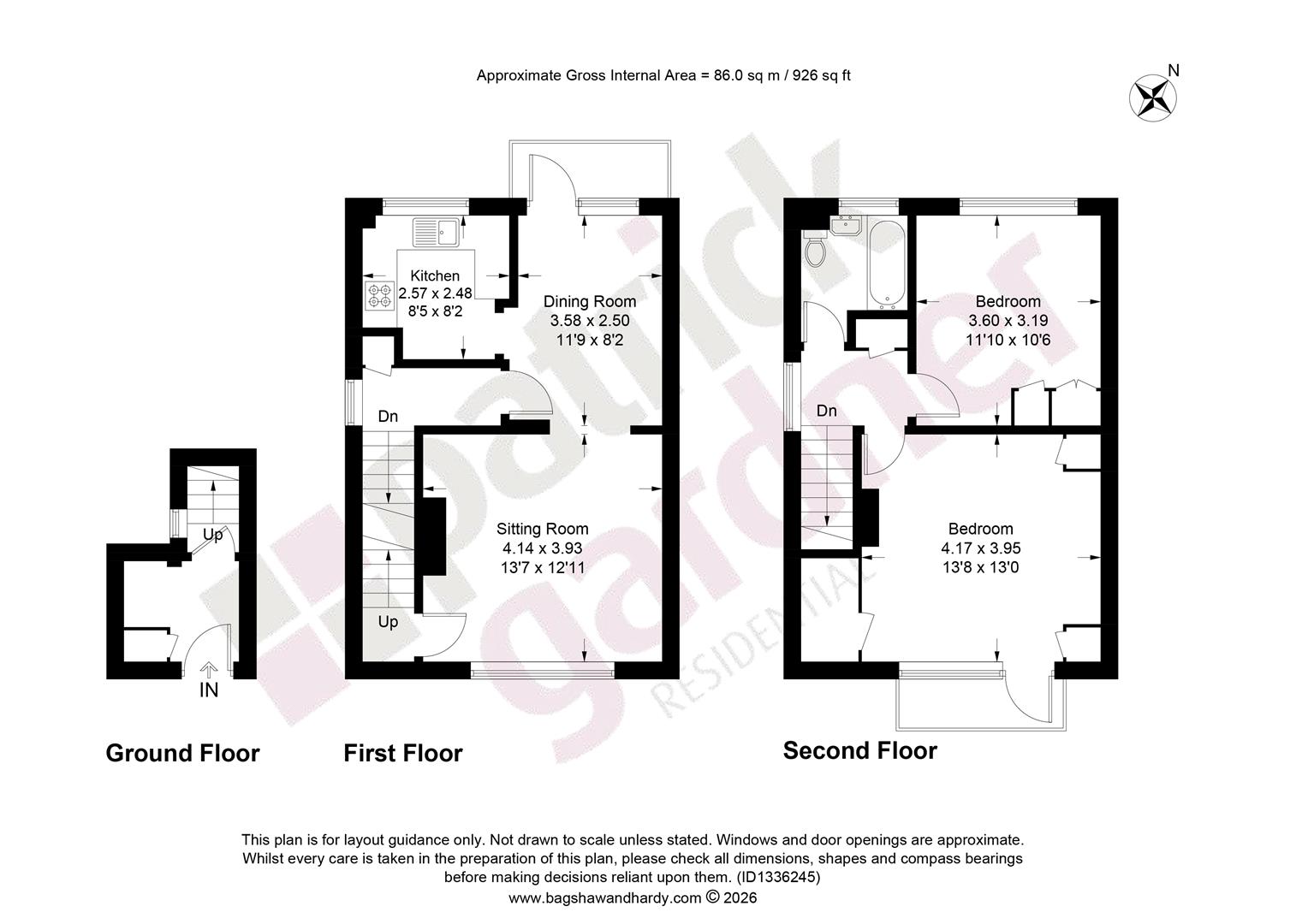 36, Linden Court, Leatherhead floorplan