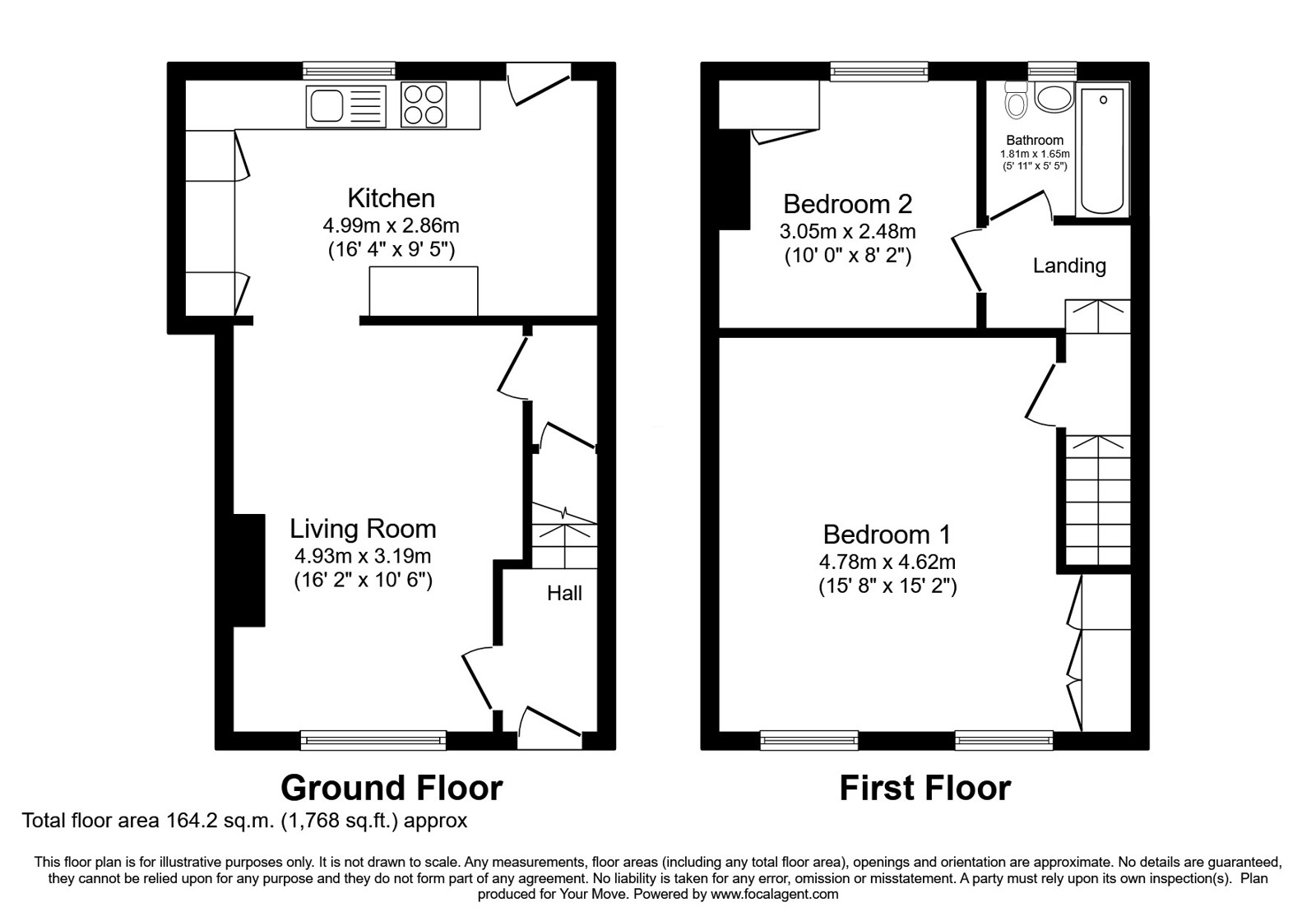 9, Mill Lane, Keighley floorplan