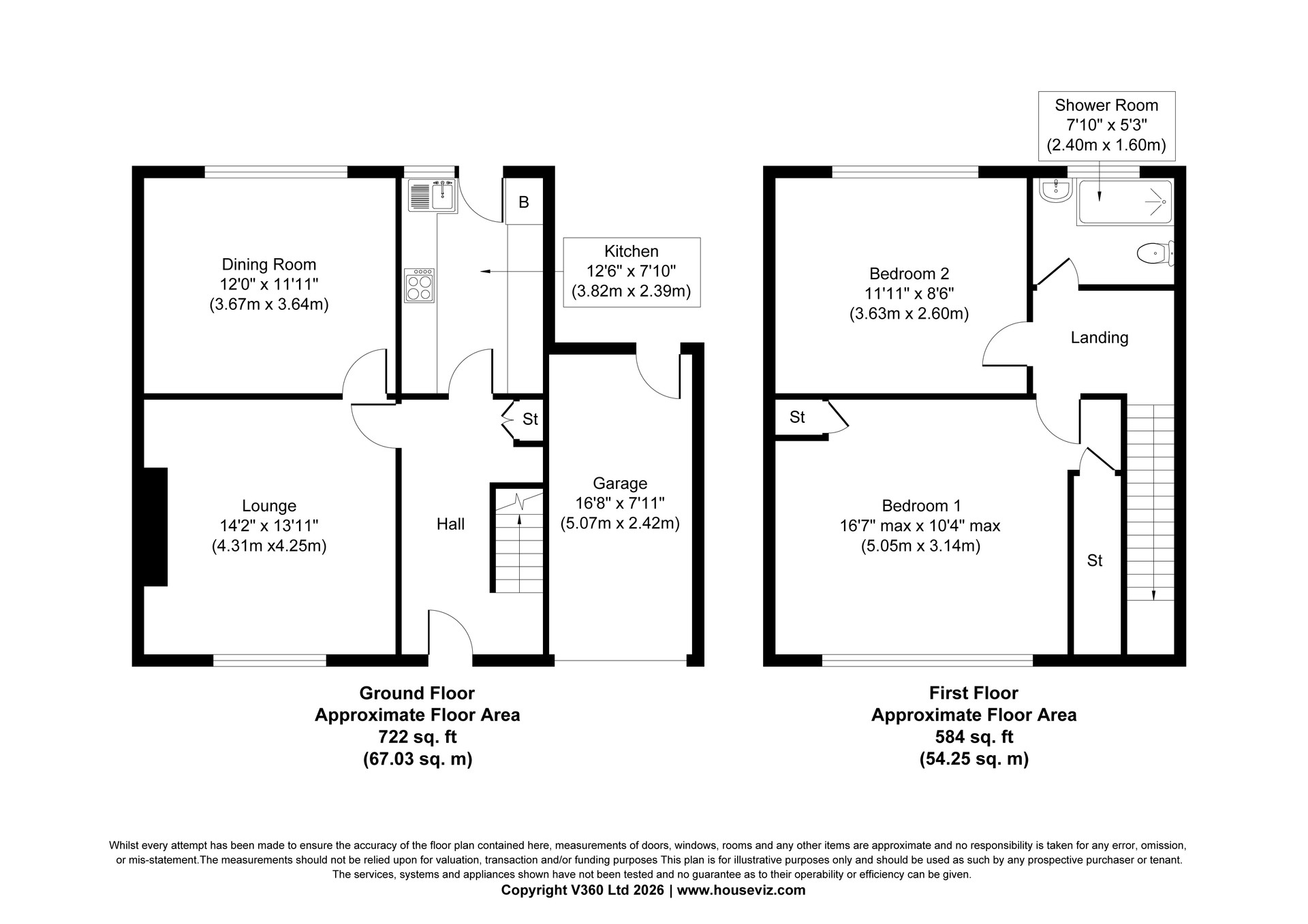 3, Eskdale Road, Longridge, Preston floorplan