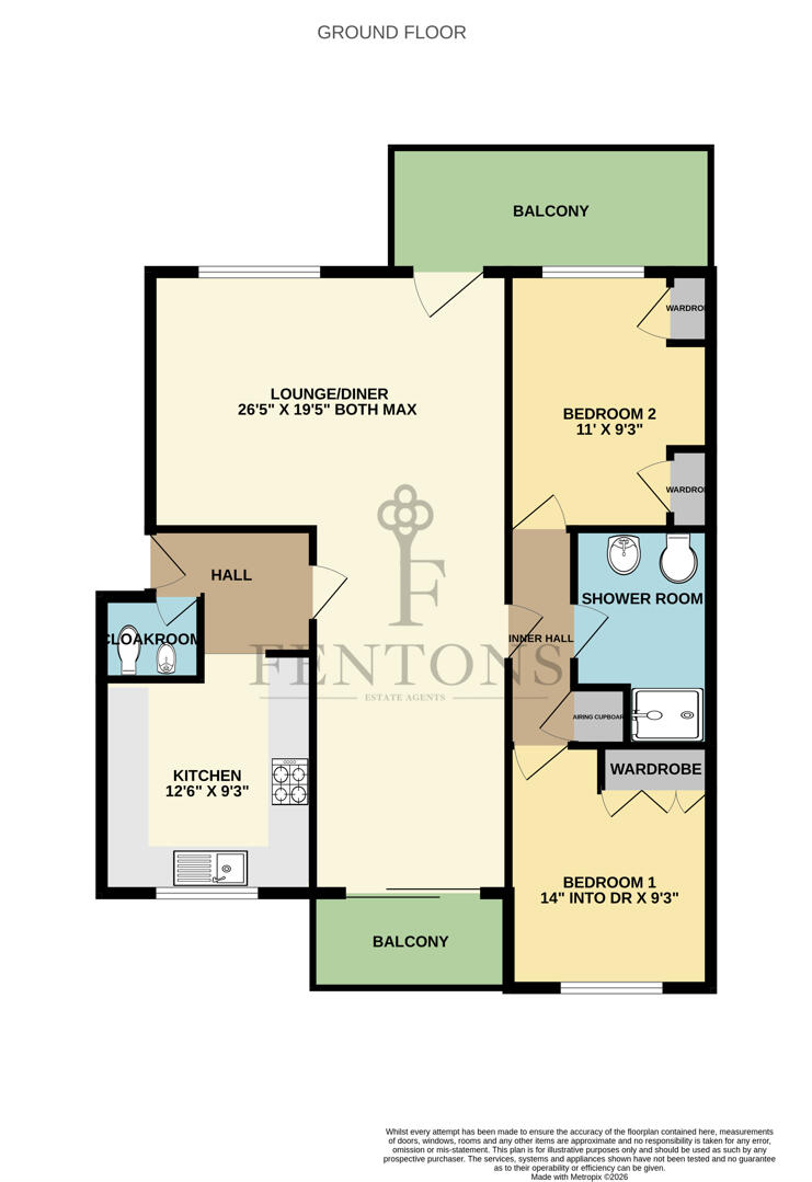 2 Naze Court, Old Hall Lane, Walton On The Naze floorplan