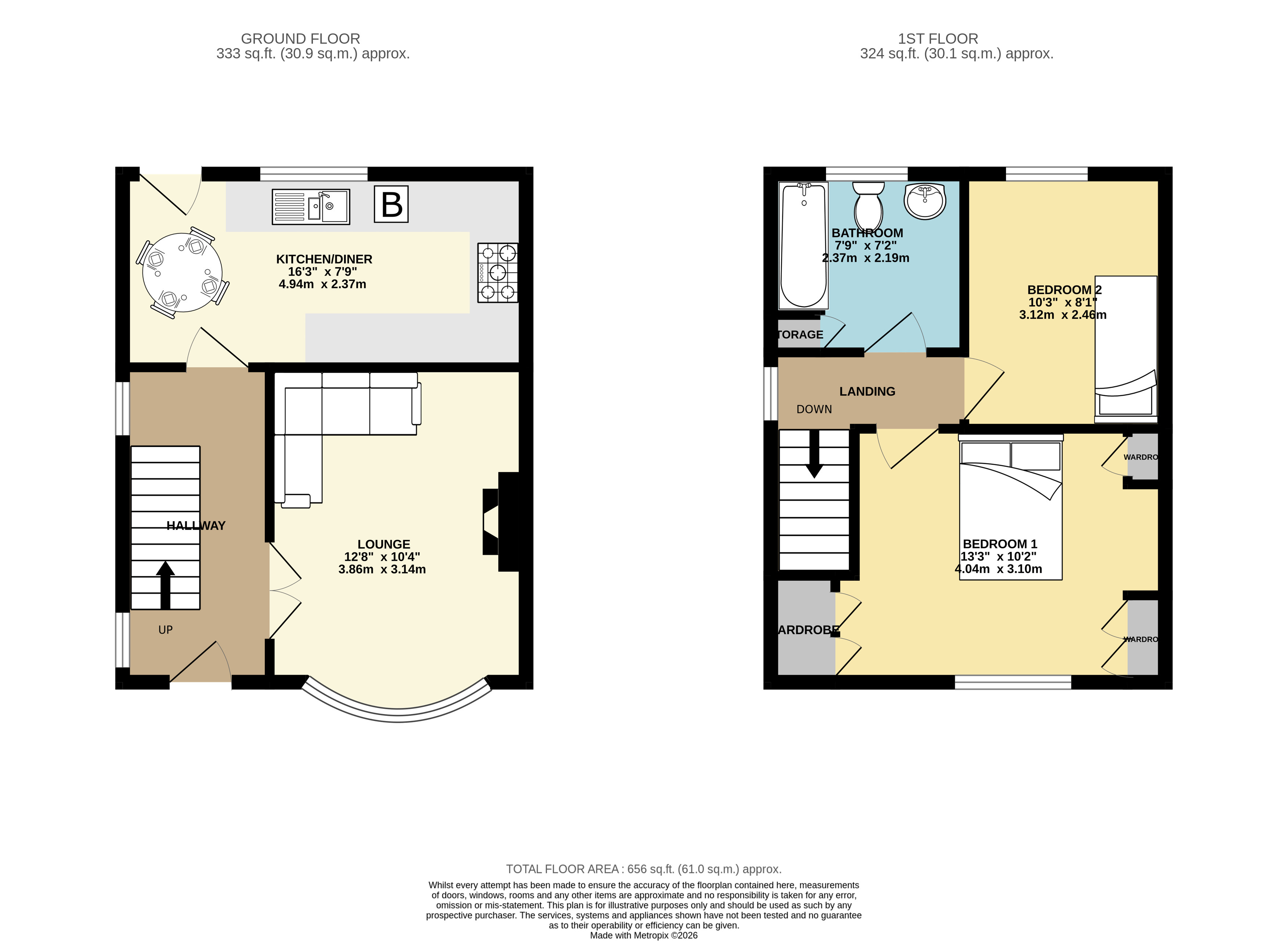 110, Roydene Crescent, Leicester floorplan