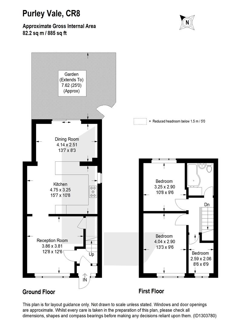 55b, Purley Vale, Purley floorplan