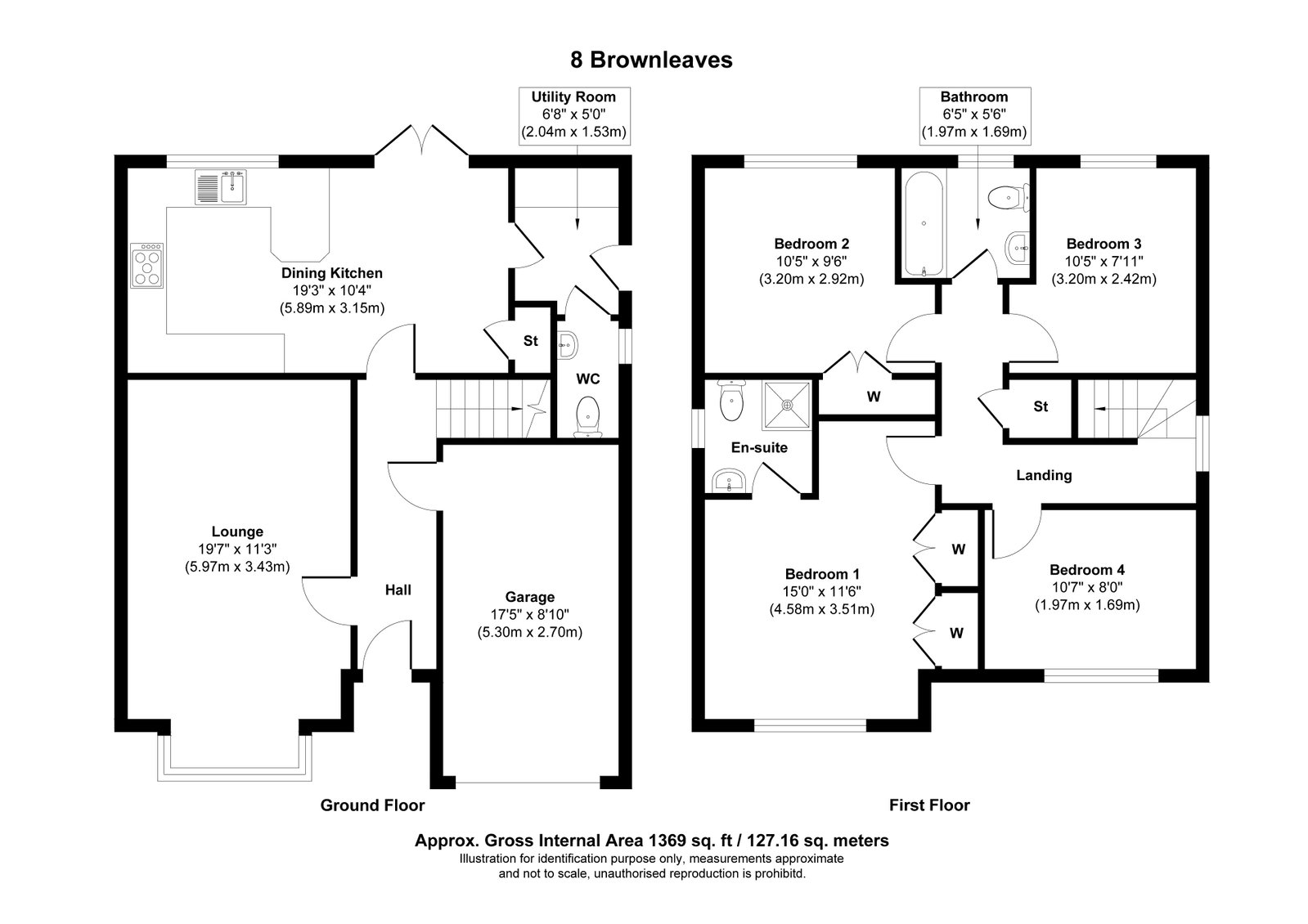 8, Brown Leaves Grove, Blackburn floorplan