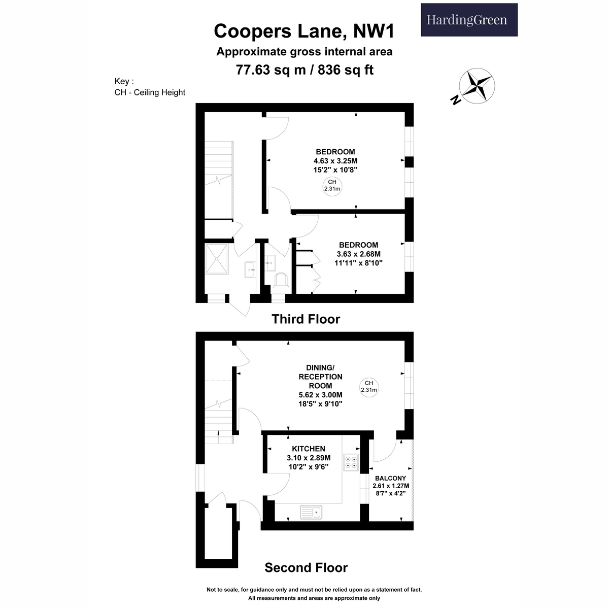 146, Coopers Lane, London floorplan