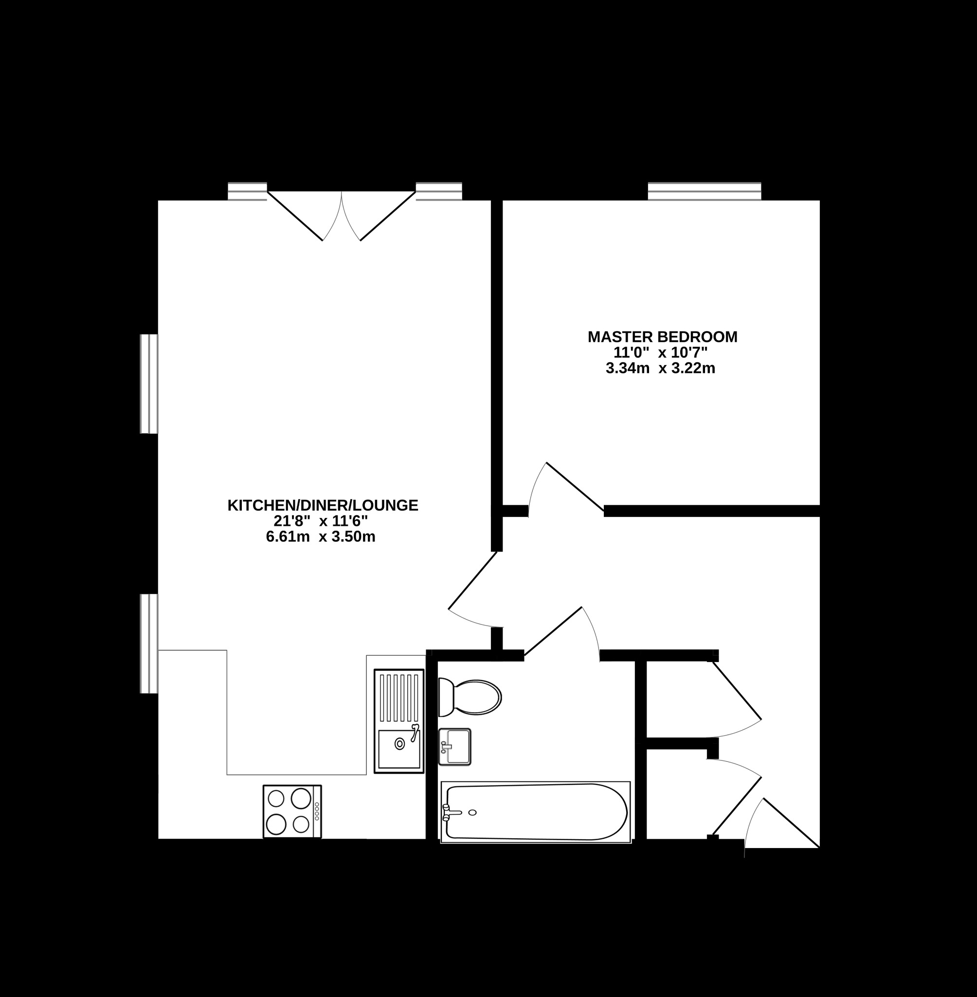 9 Crane House, Hurst Avenue, Camberley floorplan