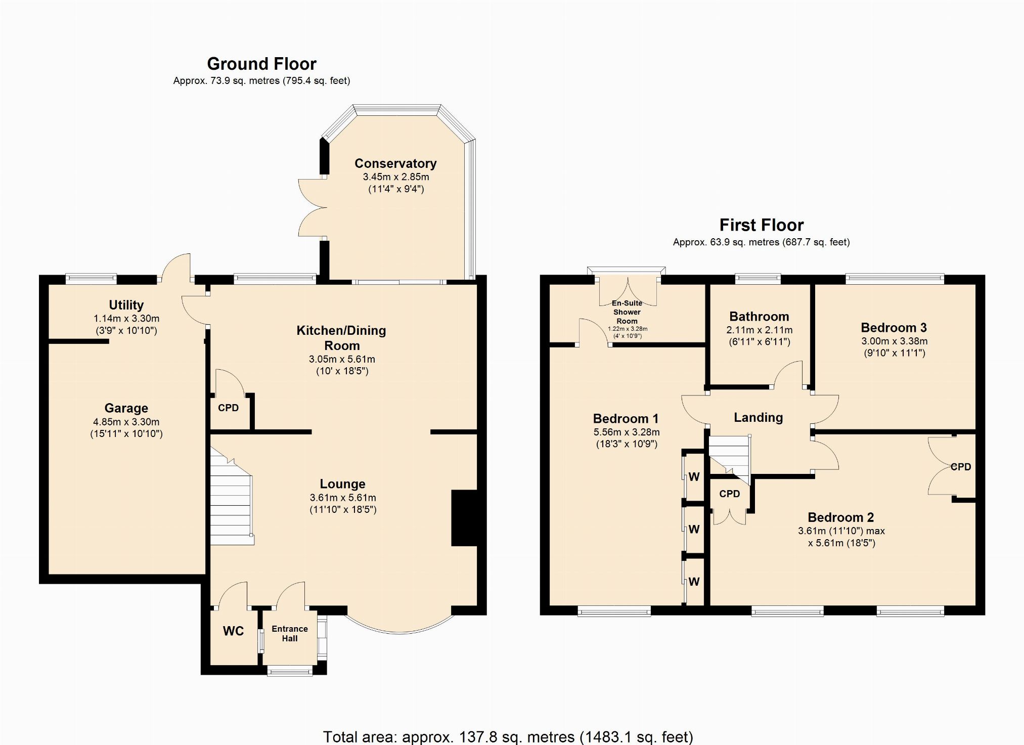 3 Bedrooms Semi-detached house for sale in St Augustin Way, Daventry, Northants NN11