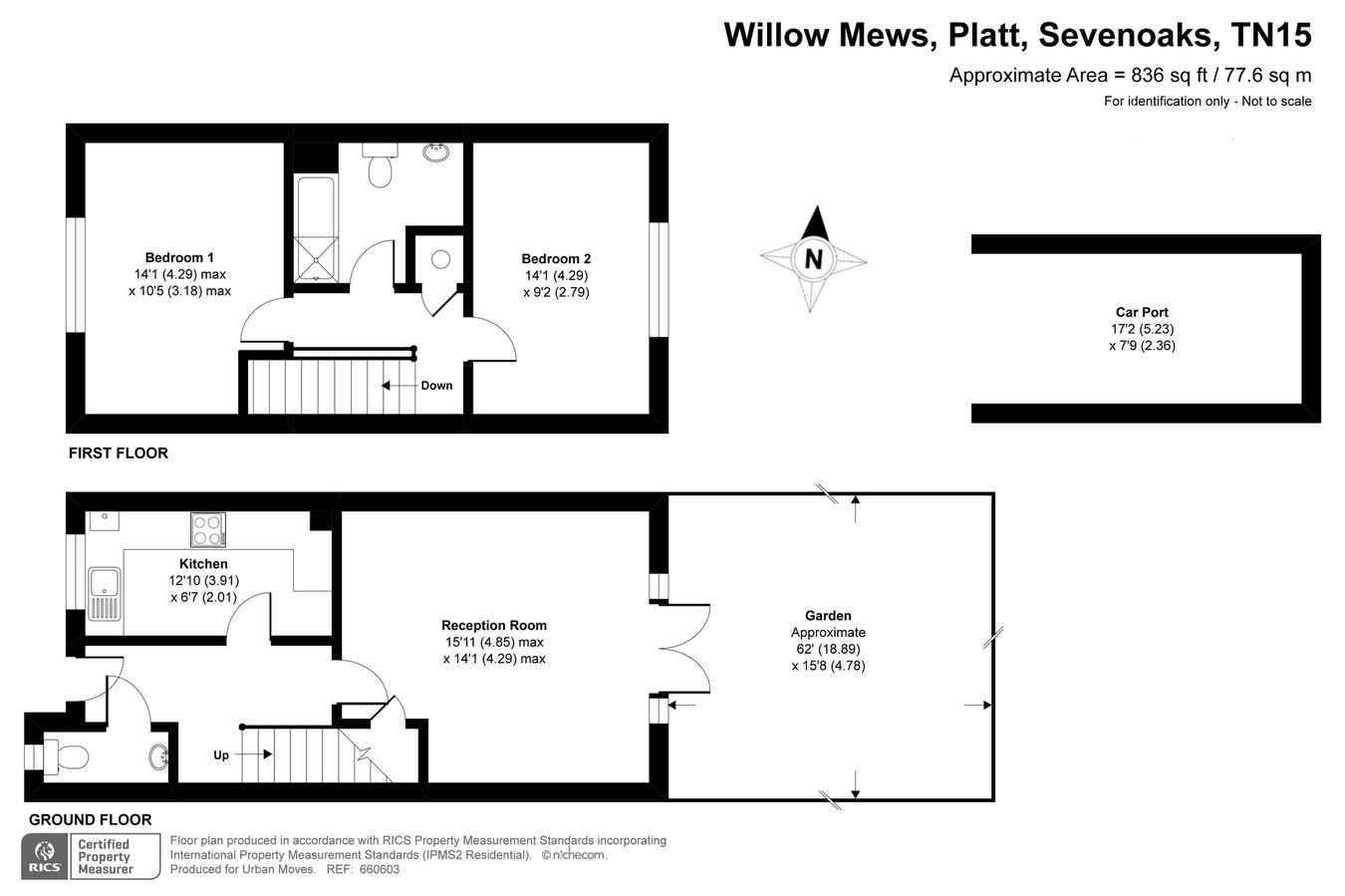 2, Willow Mews, Sevenoaks floorplan