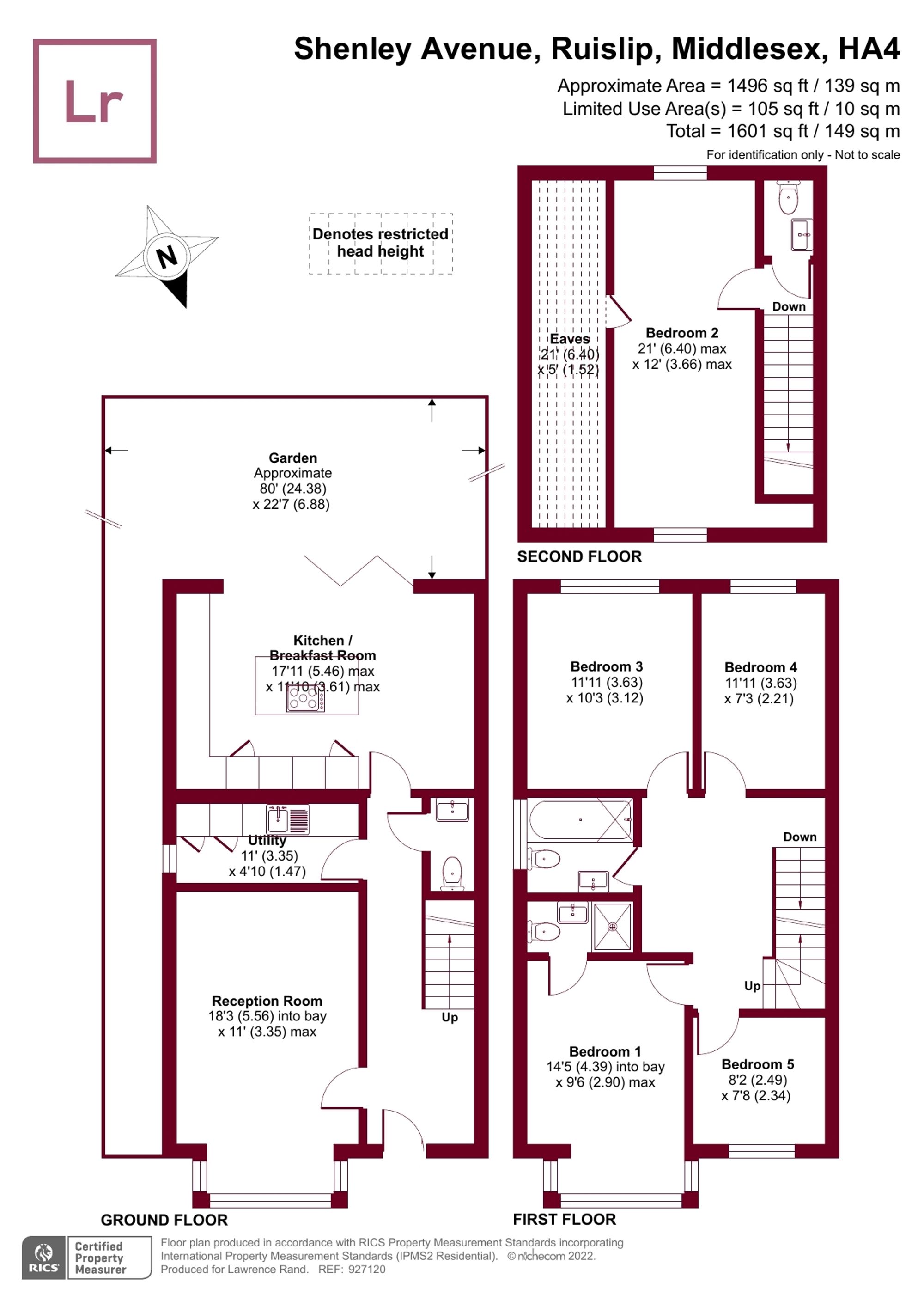 103 Shenley Avenue, Ruislip floorplan