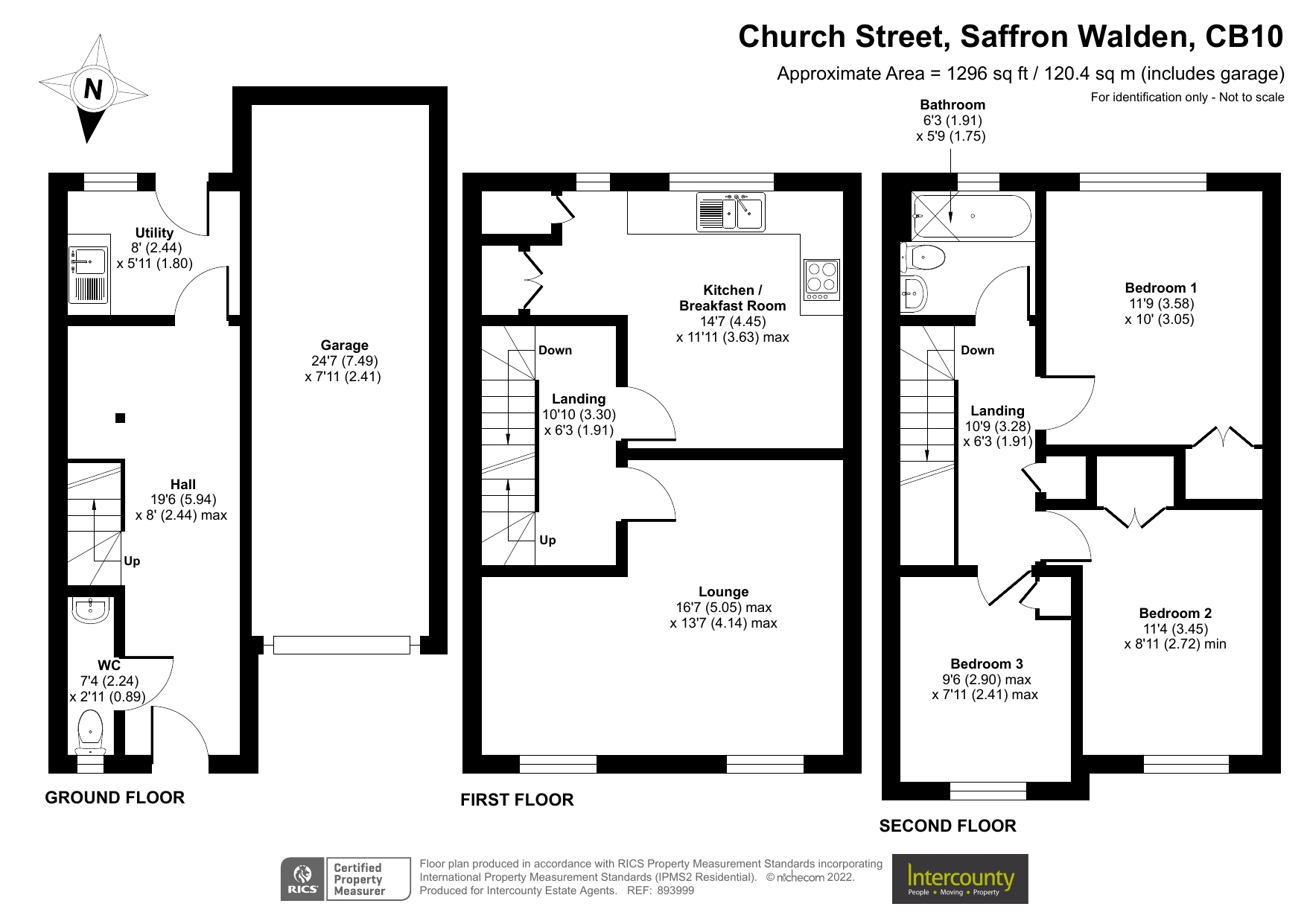 Barnards Court, Church Street, Saffron Walden CB10, 3 bedroom terraced