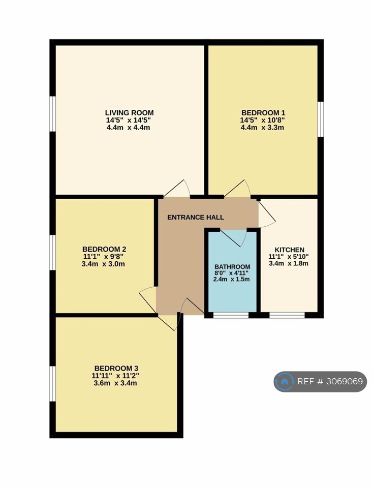 Stacey Road, Cardiff floorplan