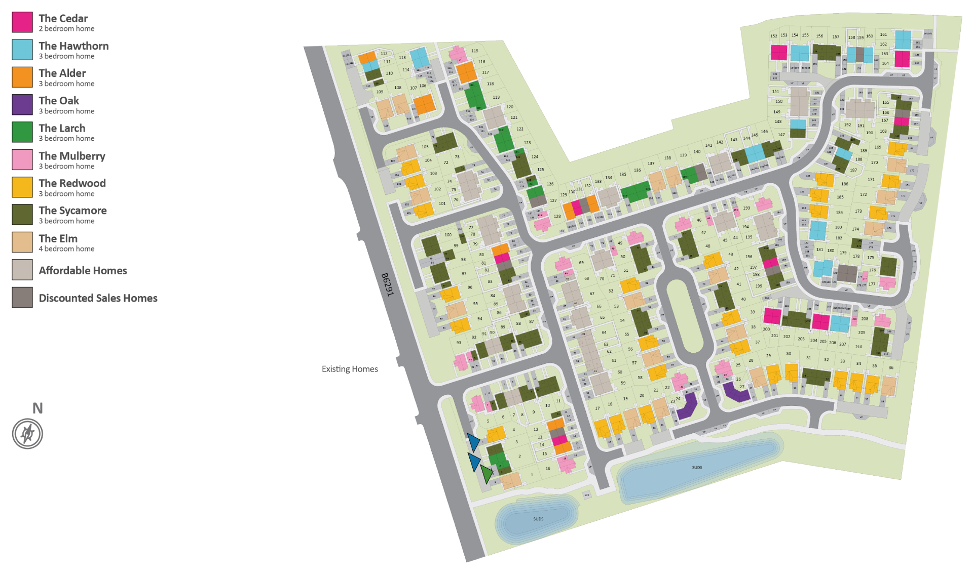 "The Oak" at St. Marys Terrace, Coxhoe, Durham DH6, 3 bedroom property