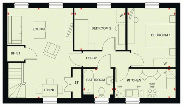 Plot 145, Wincham, Tansy road, Priors Hall Park floorplan