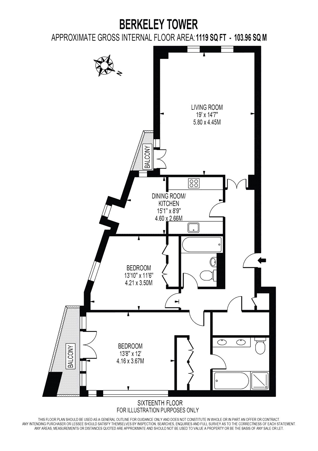 2 Bedrooms Flat for sale in Berkeley Tower, 48 Westferry Circus, Canary Wharf E14