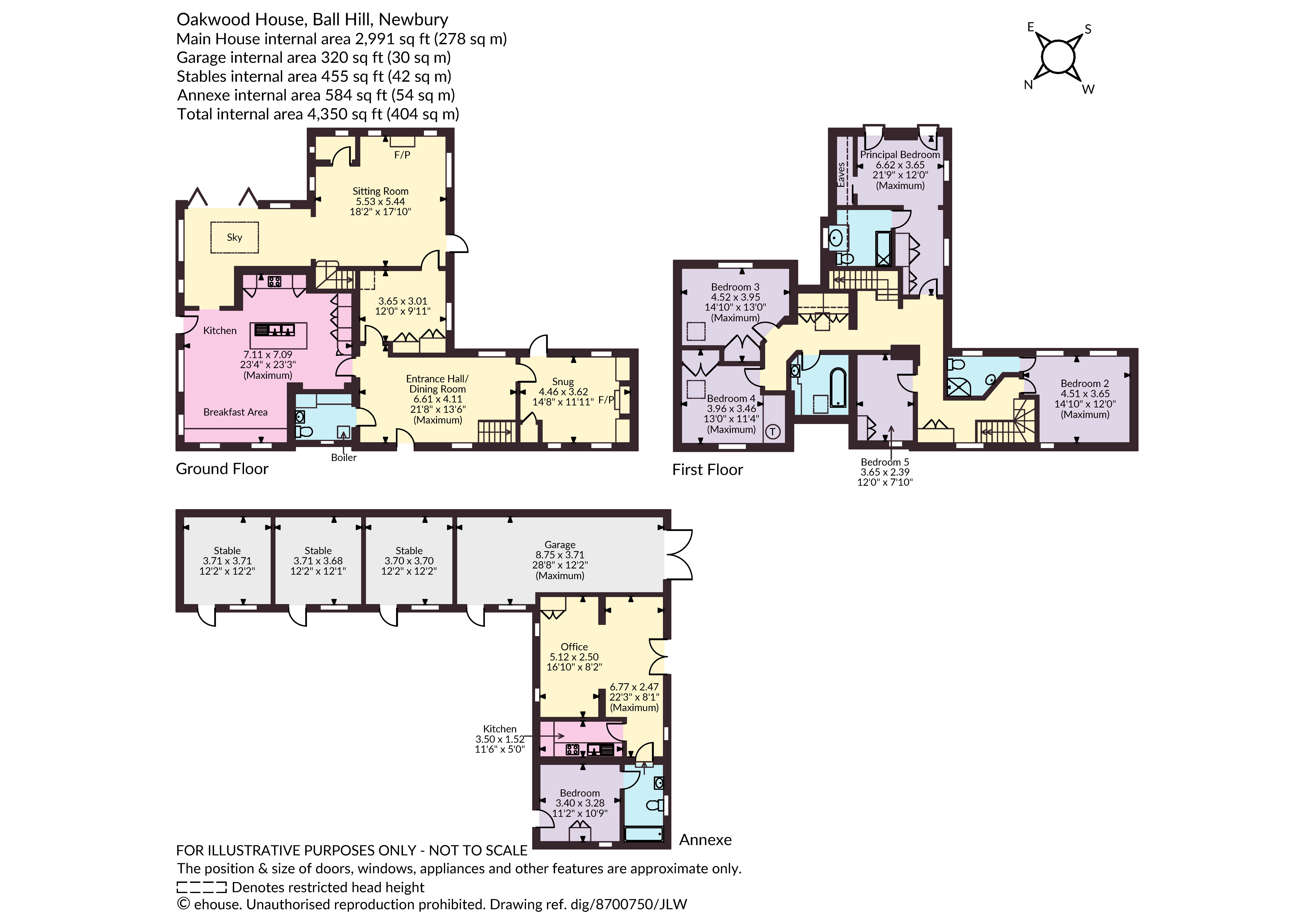 Oakwood House,, East Woodhay, Newbury floorplan