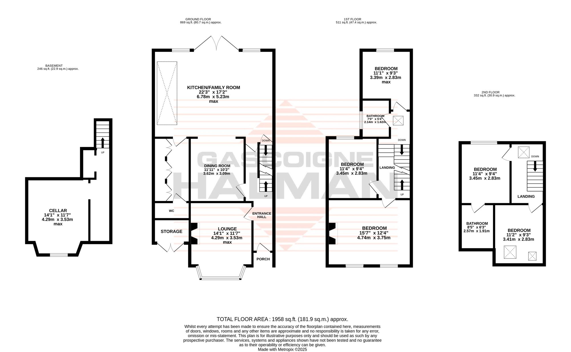 17 Baxter Road, Sale floorplan