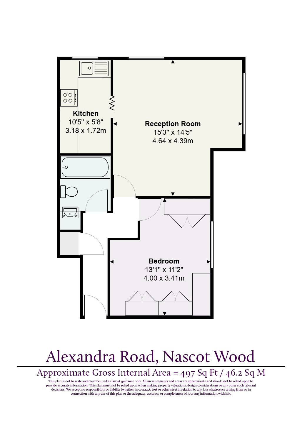 Flat 11, Malden Lodge,, Alexandra Road, Hertfordshire floorplan