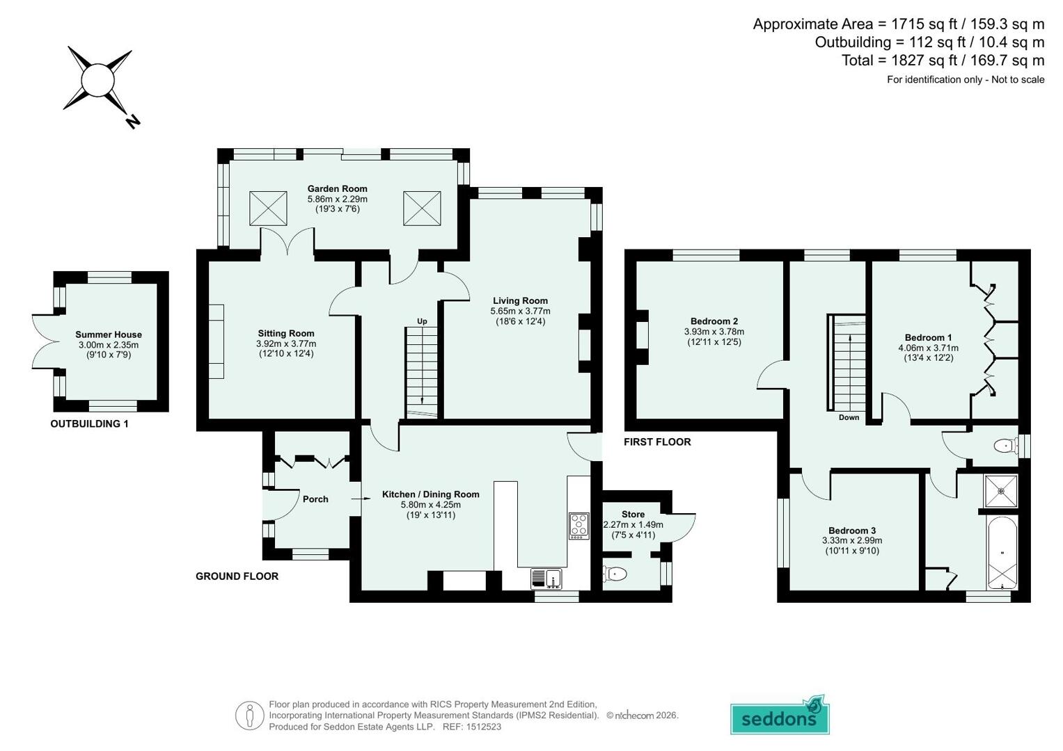 Oakleigh, Tiverton floorplan