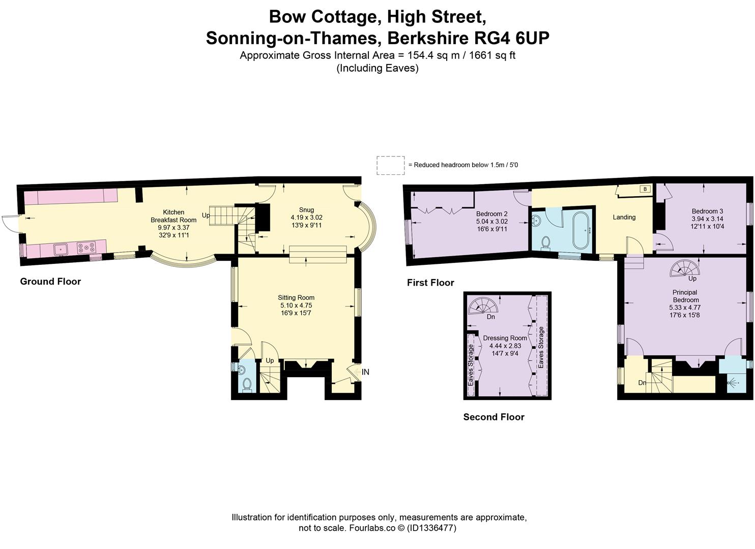 Bow Cottage, High Street, Sonning Reading floorplan