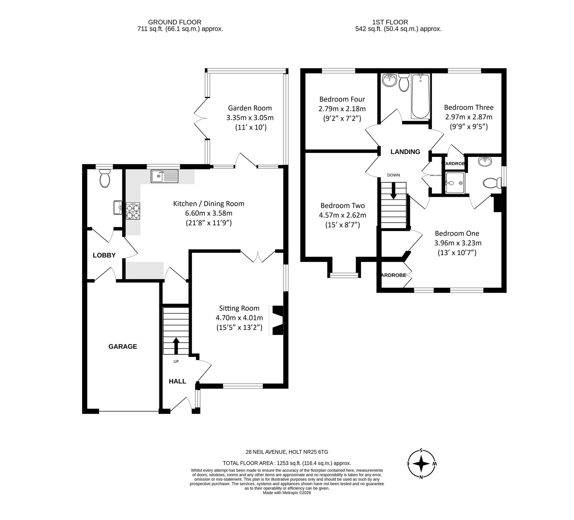 28 Neil Avenue, Holt floorplan