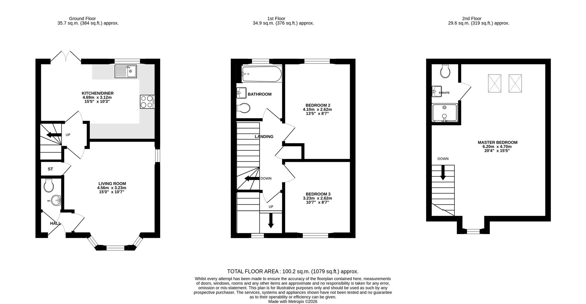 13, Townfield Place, Macclesfield floorplan