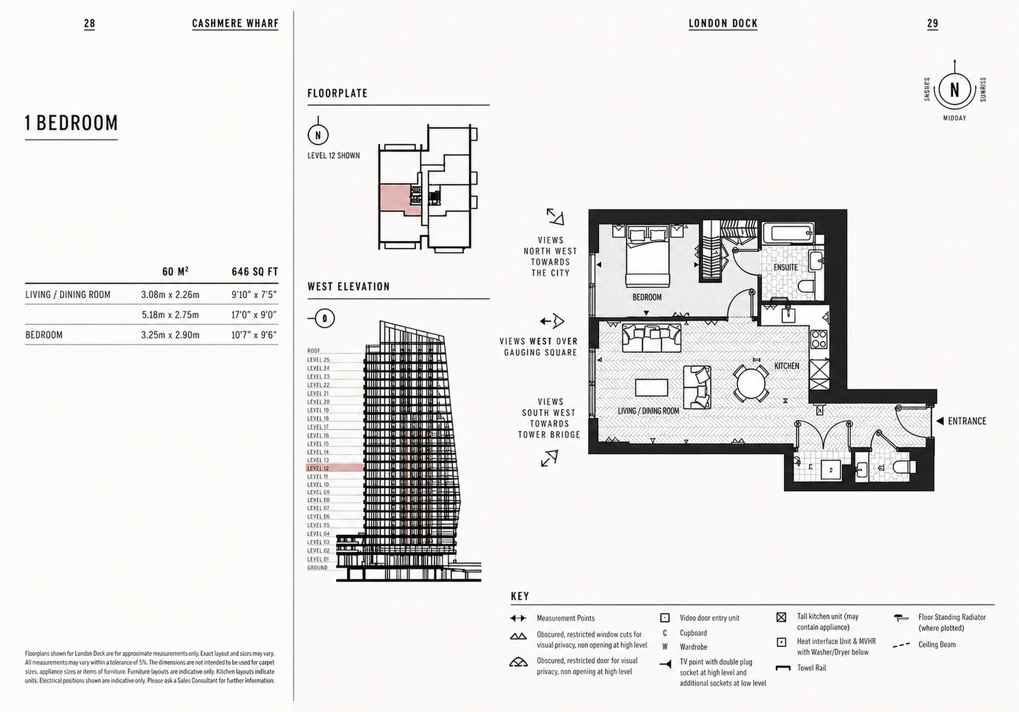 London Dock, Wapping floorplan