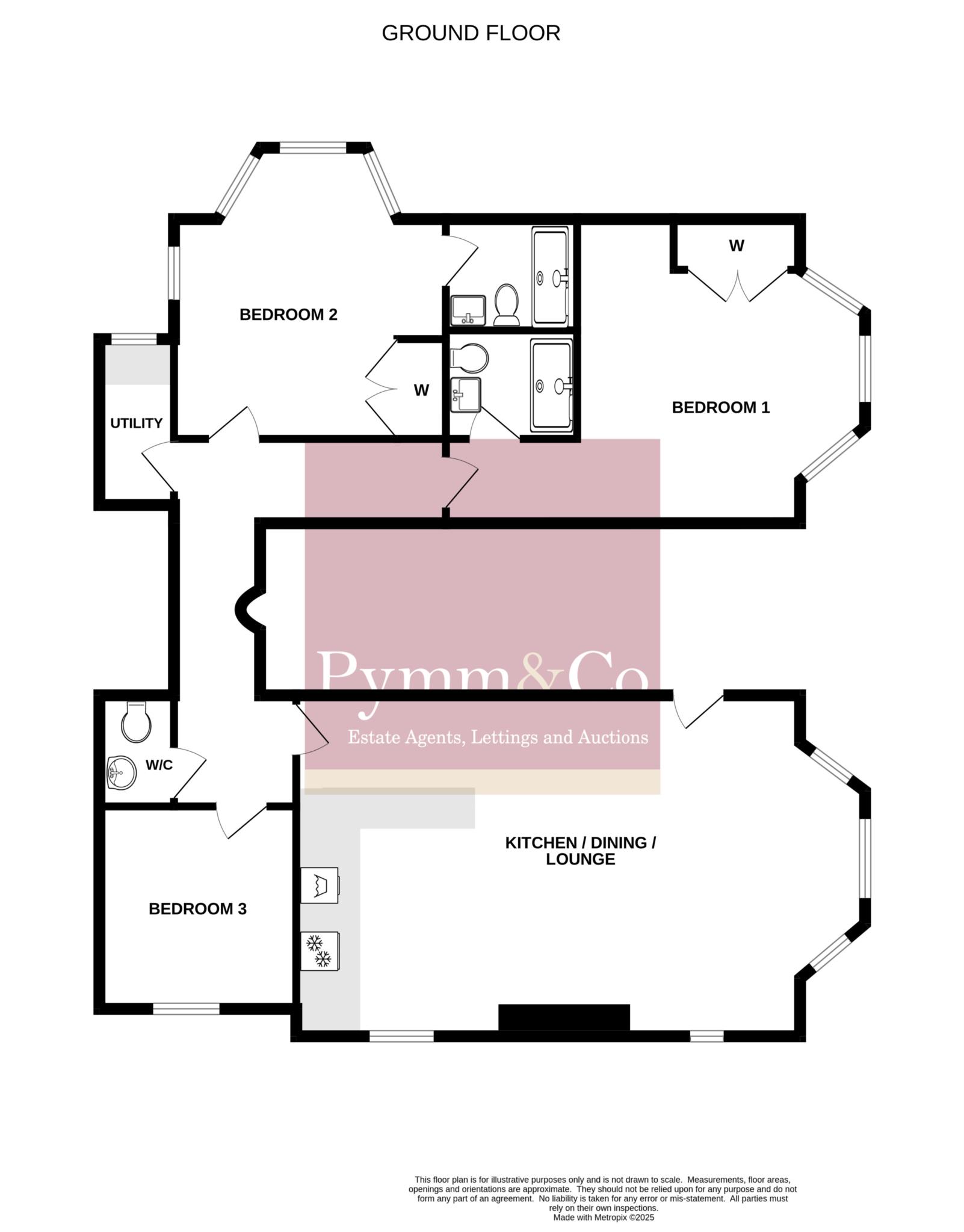 Flat 1 Eaton Place, Upton Road, Norwich floorplan