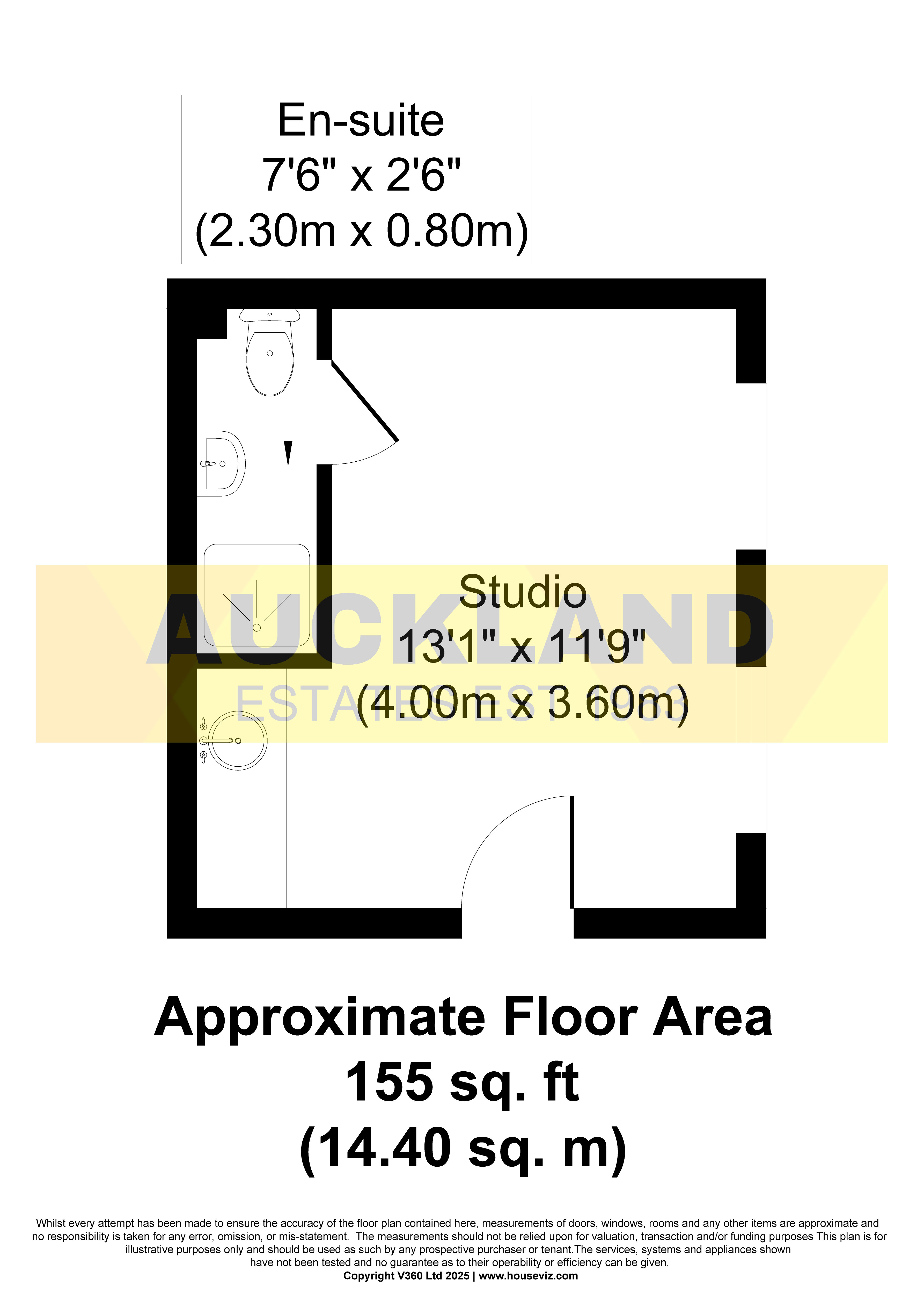 Flat 8, 70, Oakmere Avenue, Potters Bar floorplan