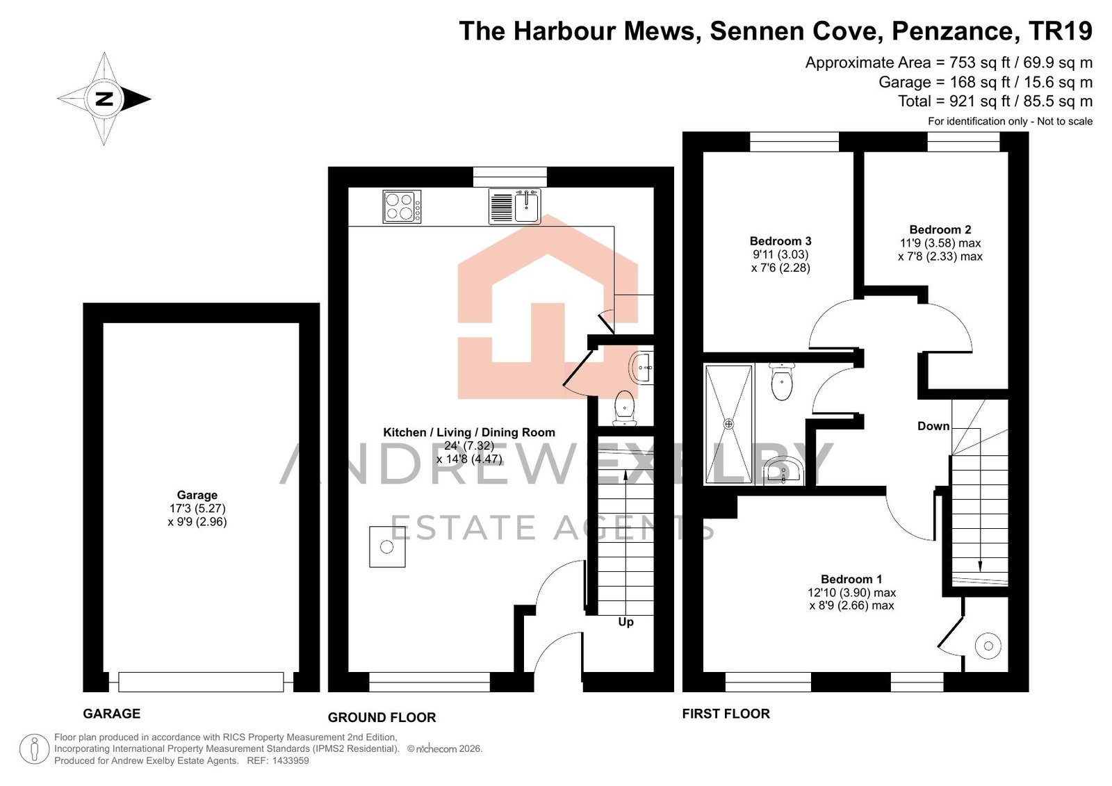 4, The Harbour Mews, Sennen Cove floorplan