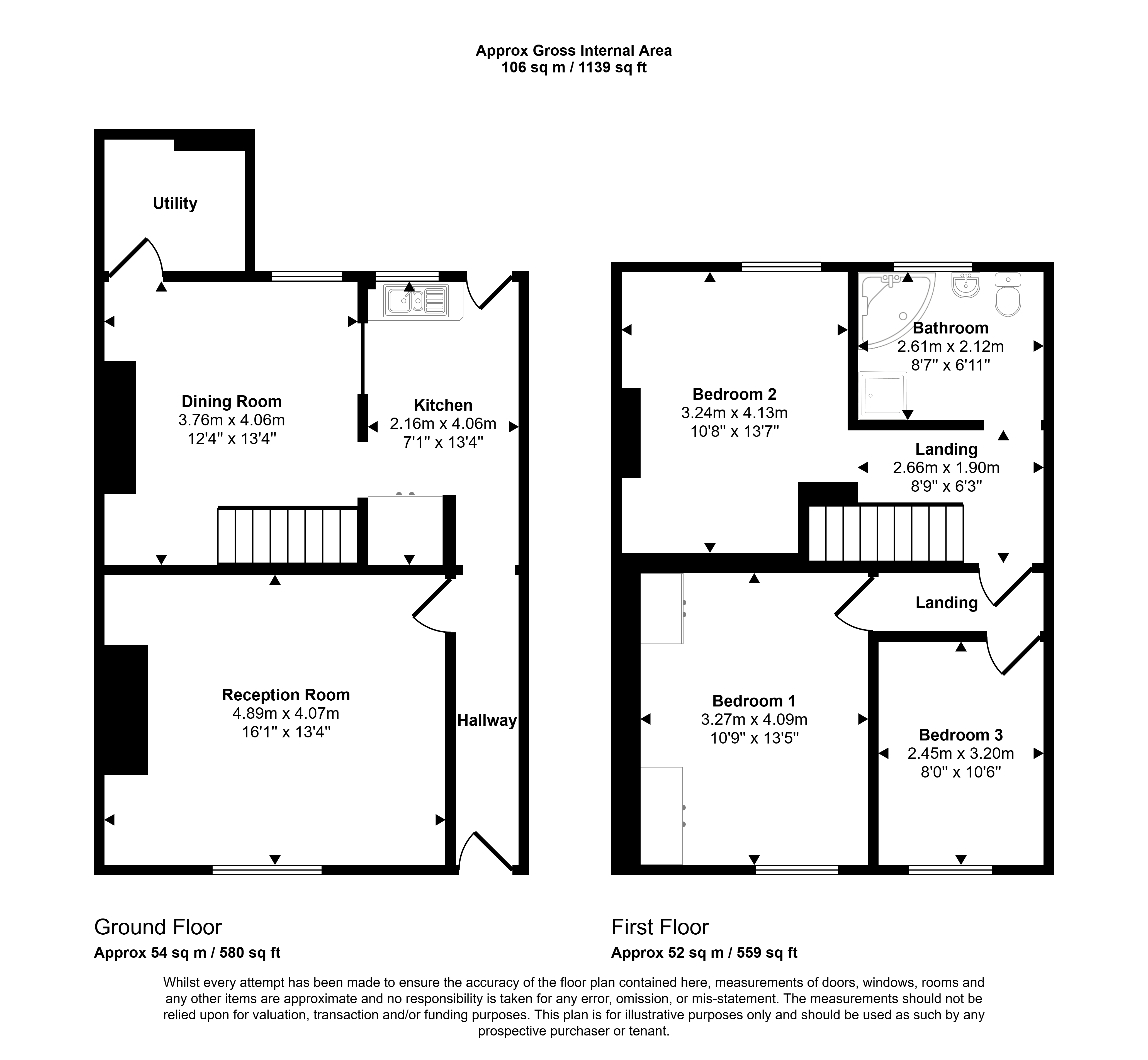 4 Rodwell Street, 4 Rodwell Street, Trimdon Station floorplan