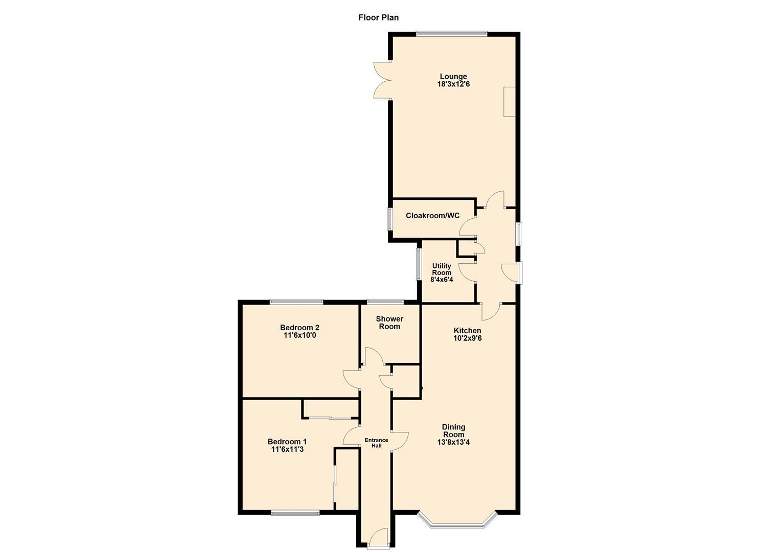 138, Broad Road, Braintree floorplan
