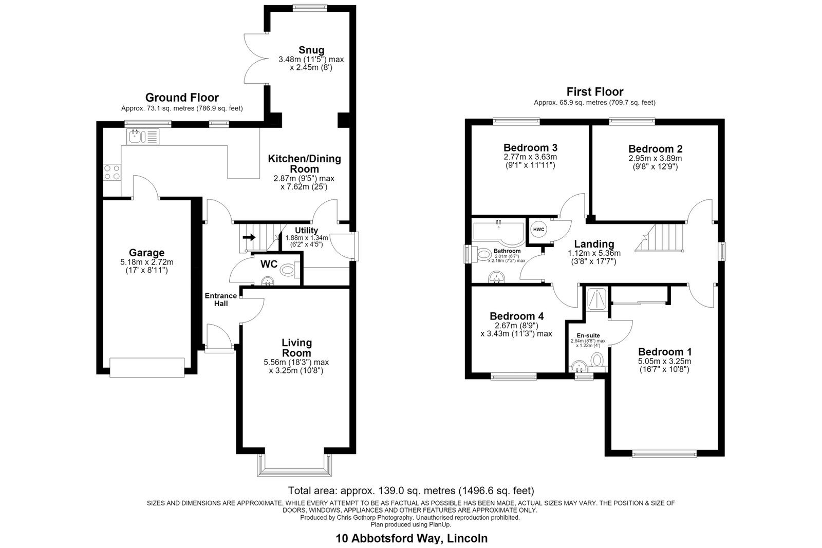 10, Abbottsford Way, Lincoln floorplan