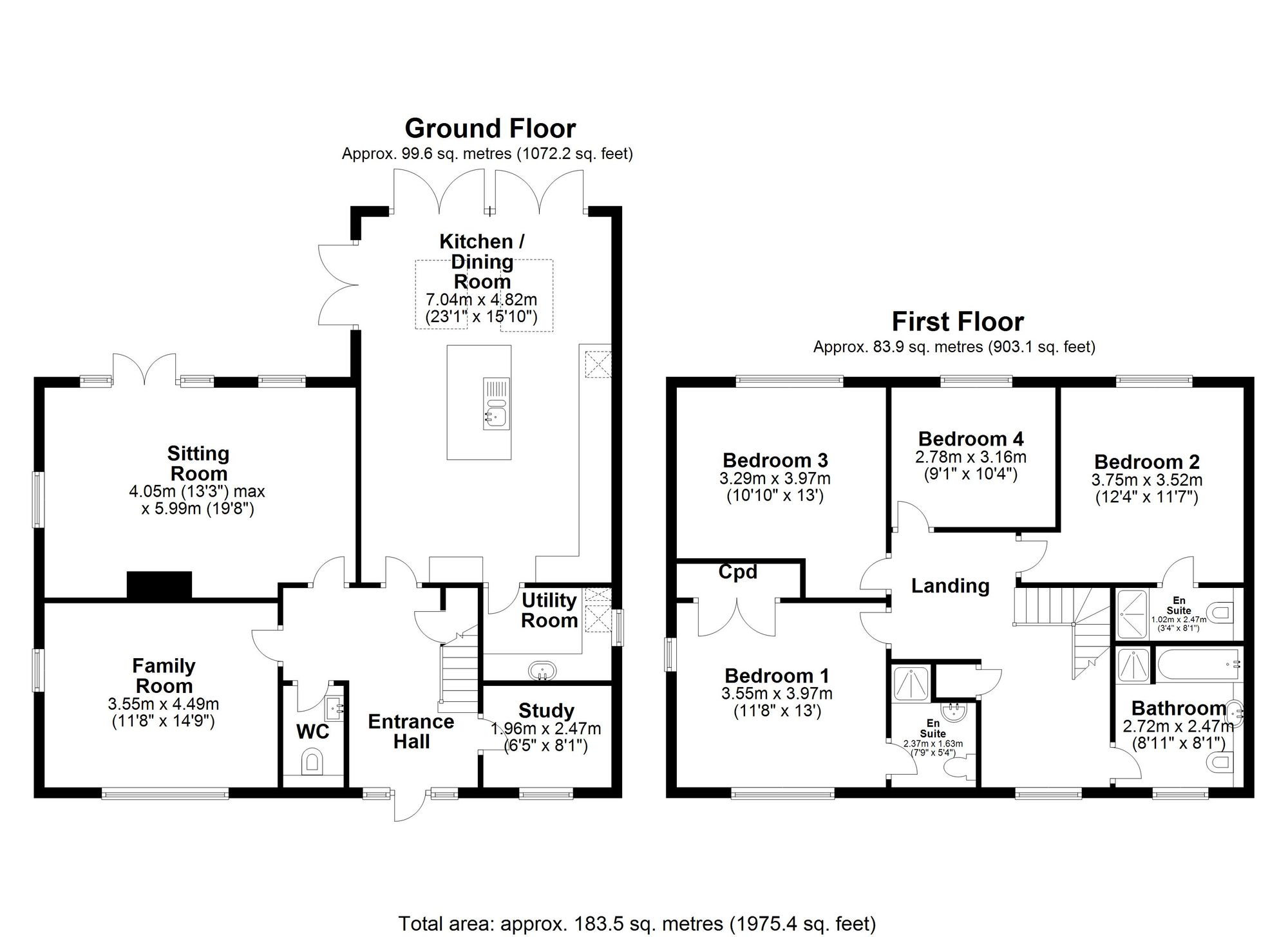 17a Fishers Lane, Royston floorplan