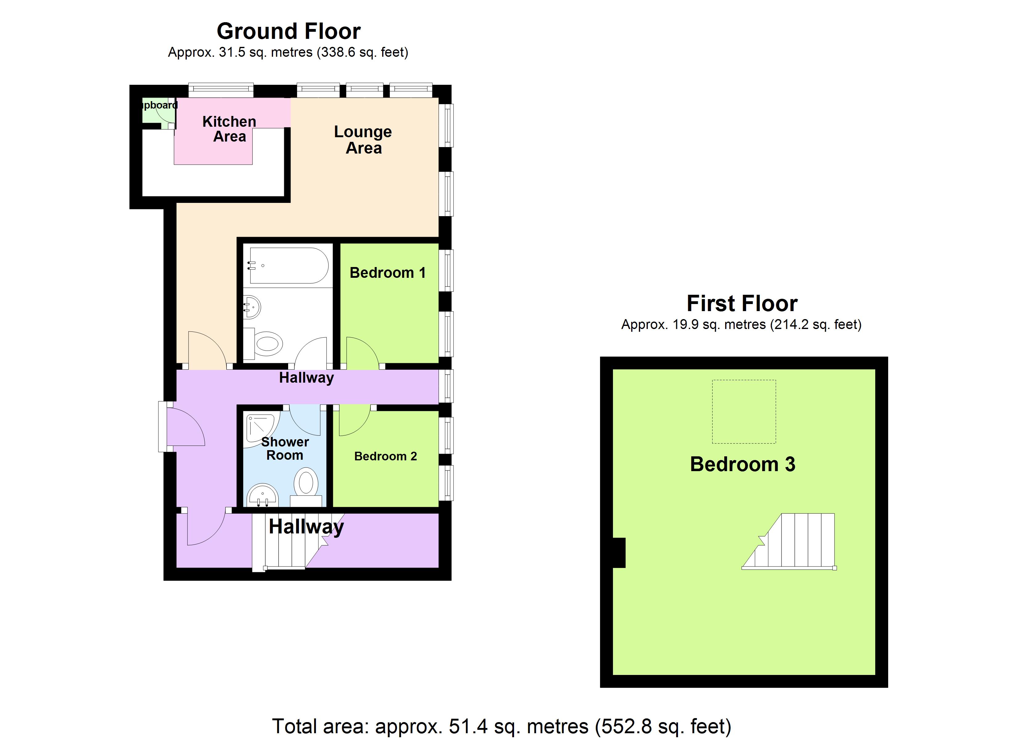 3 Bedrooms Flat to rent in Longden Street, Nottingham NG3