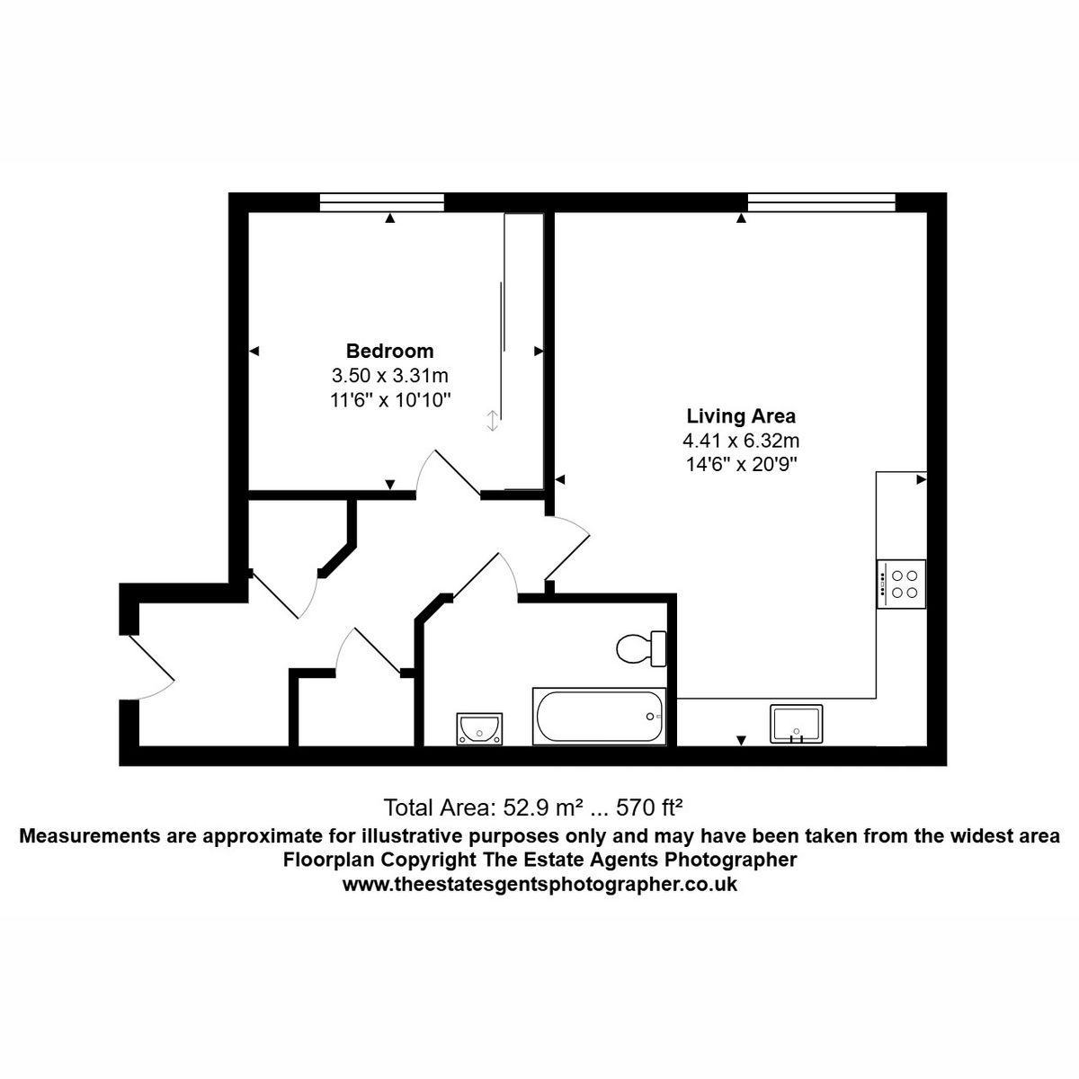 Flat 5, Station Place 114-118, Kings Road, Brentwood floorplan