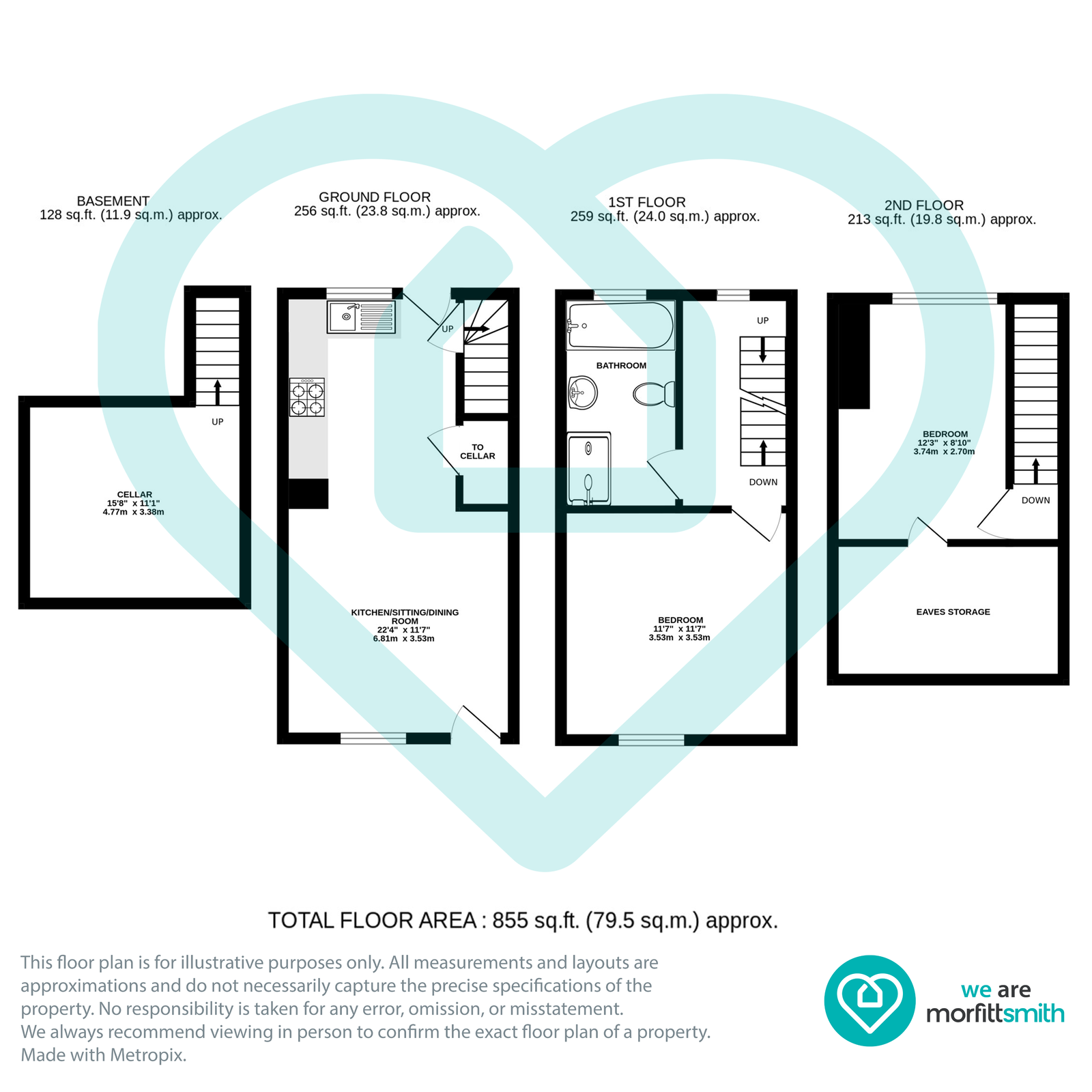 71, Tennyson Road, Sheffield floorplan