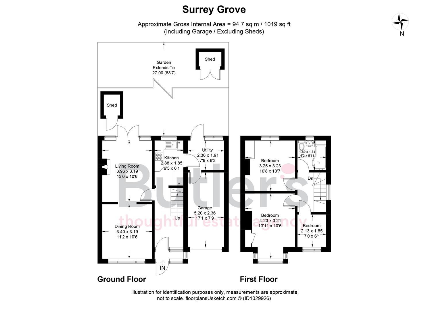 Surrey Grove, Sutton SM1, 3 bedroom semidetached house for sale
