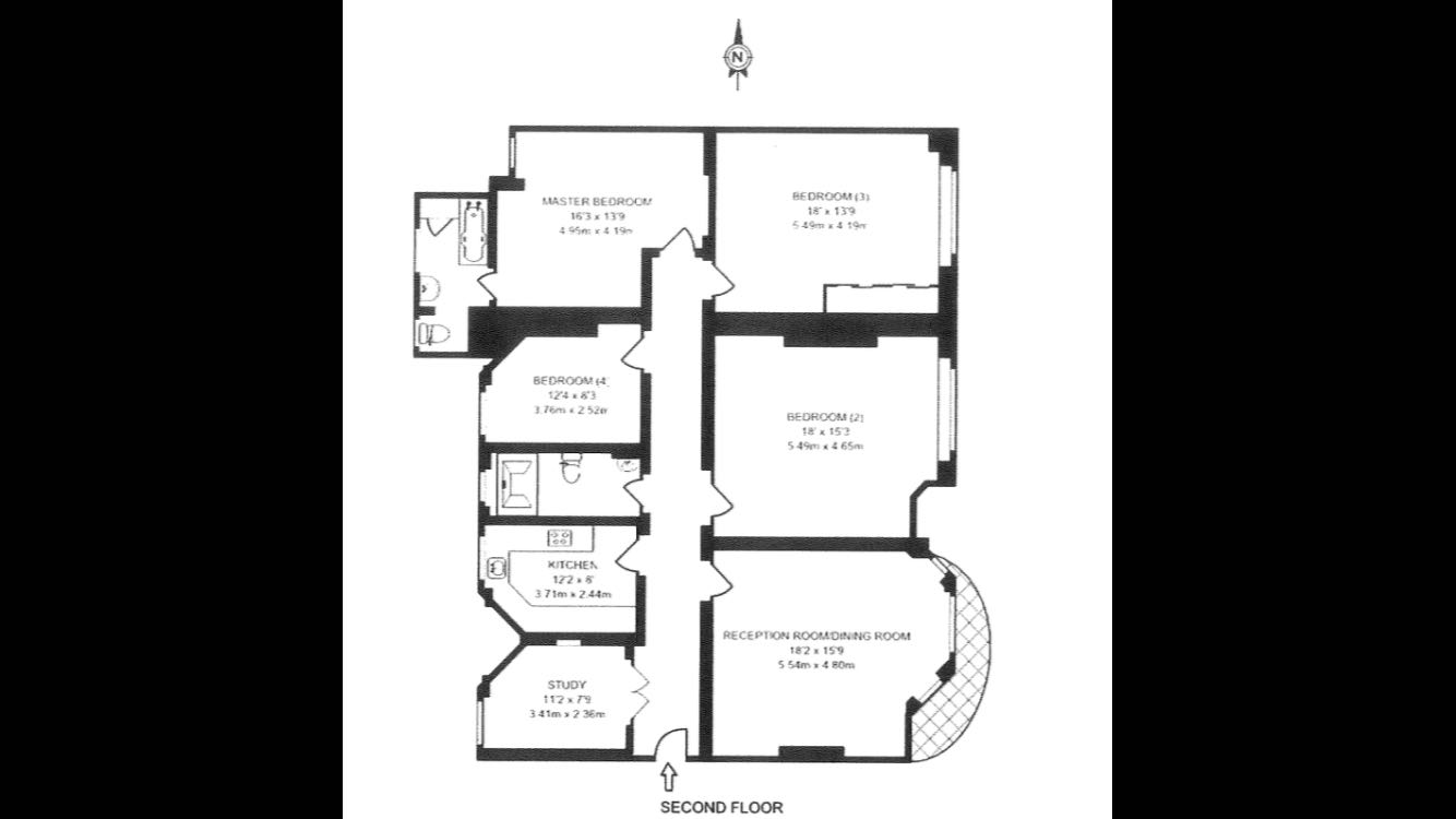 5 Bedrooms Flat for sale in Hyde Park Mansions, London NW1