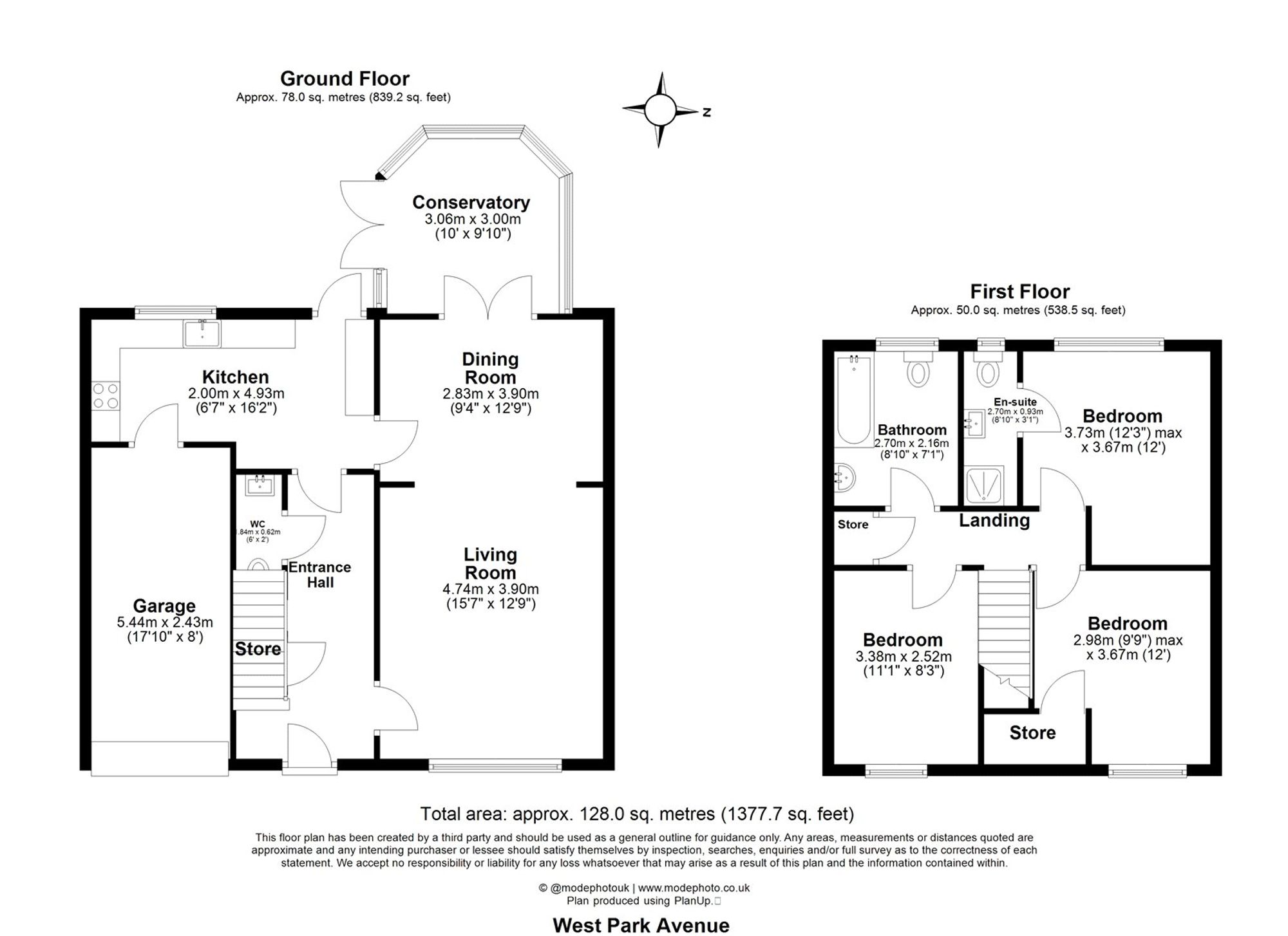 2c West Park Avenue, Billericay floorplan