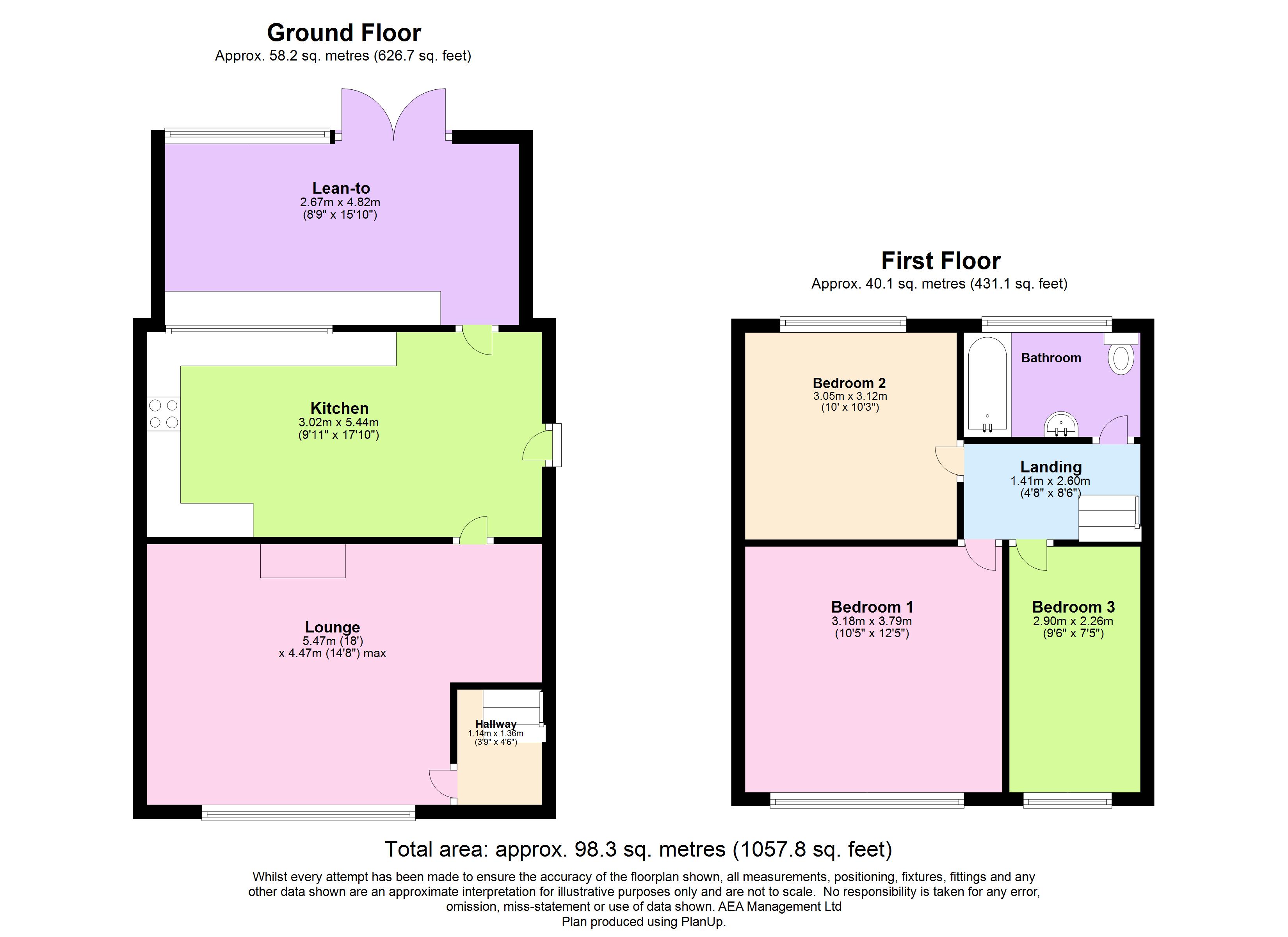 25, Heol Aberwennol, Borth floorplan