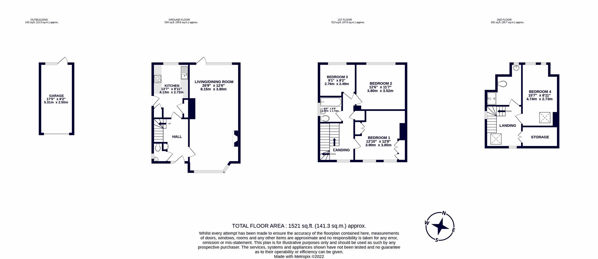 Buckland Rise, Pinner HA5, 4 bedroom semidetached house for sale