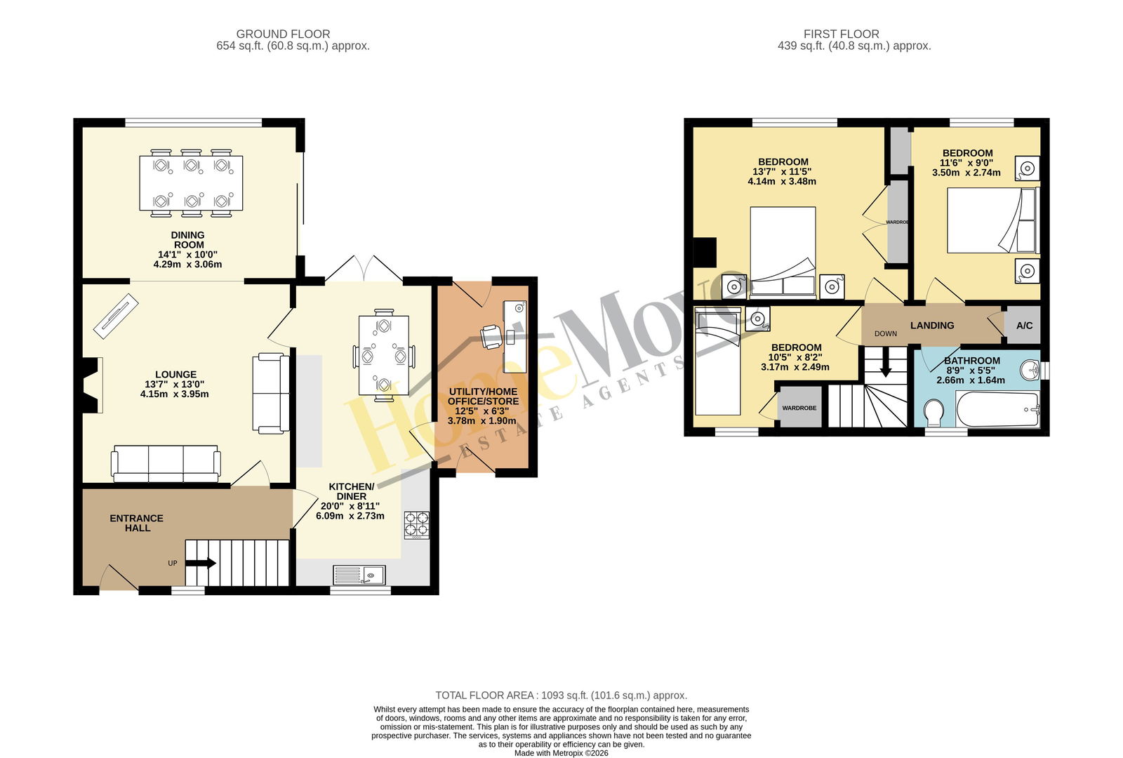99, Coneygrey Spinney, Newark floorplan
