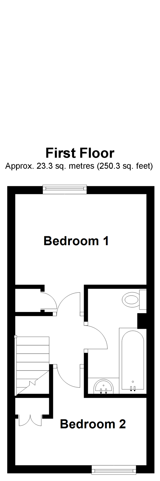 2 bed semidetached house for sale in Hazelhurst Crescent, Horsham