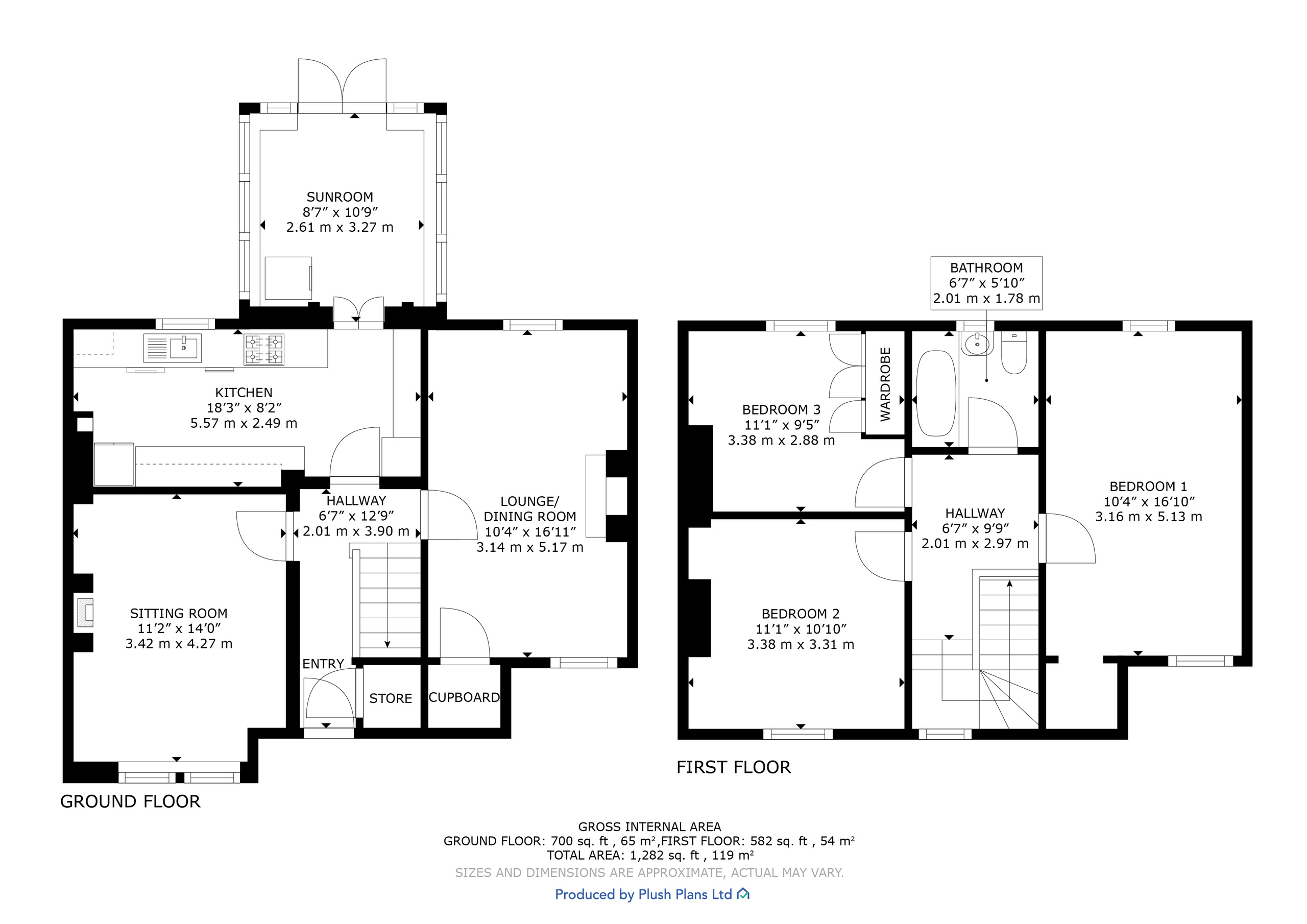 2 Hamilton Place, Glasgow floorplan