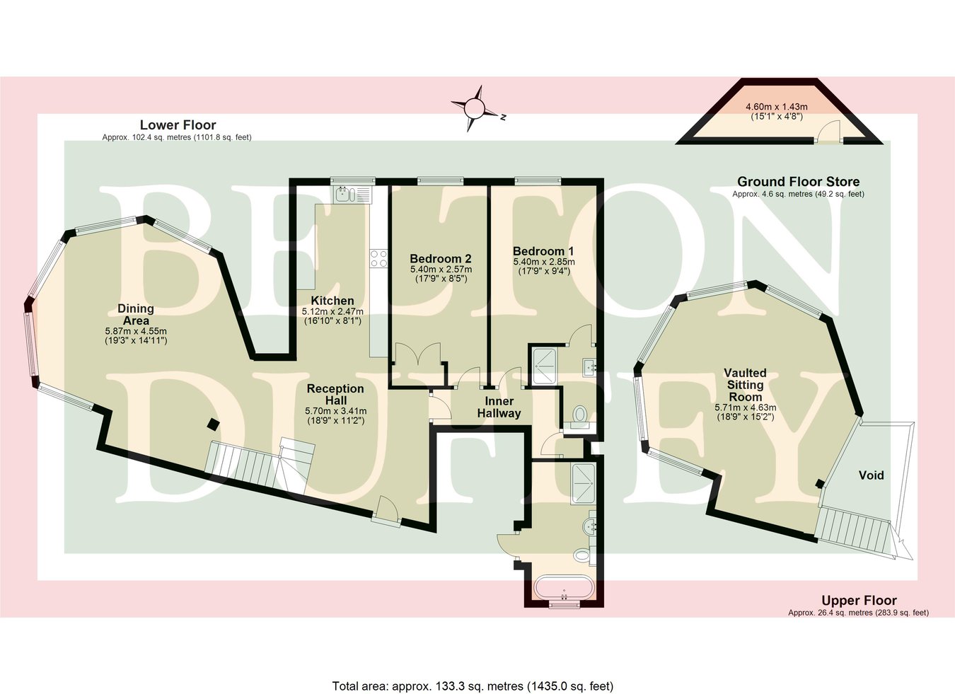The Loft, Mainsail Yard, Wells-next-the-Sea floorplan