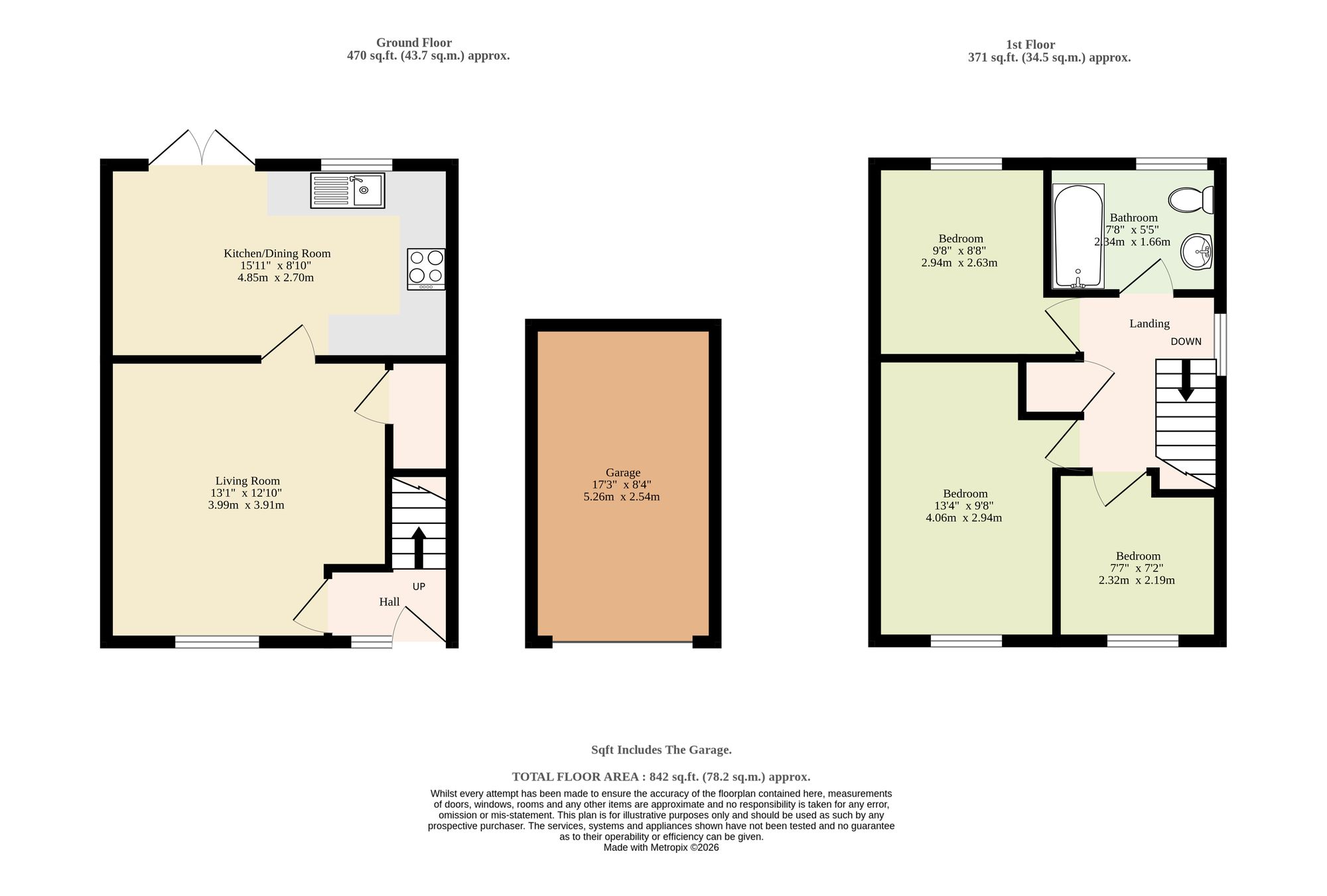 5 The Orchard, Great Yarmouth floorplan