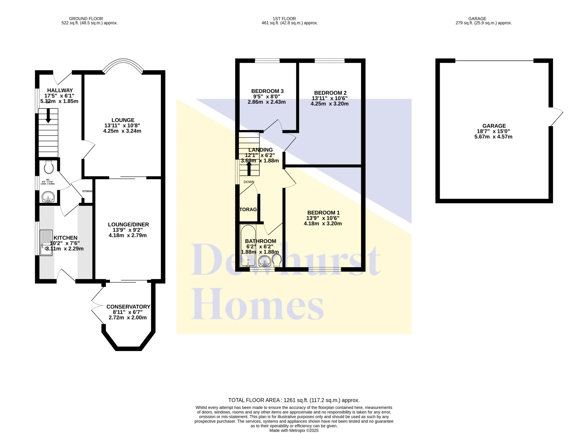 Dunoon Close, Ingol PR2 floorplan